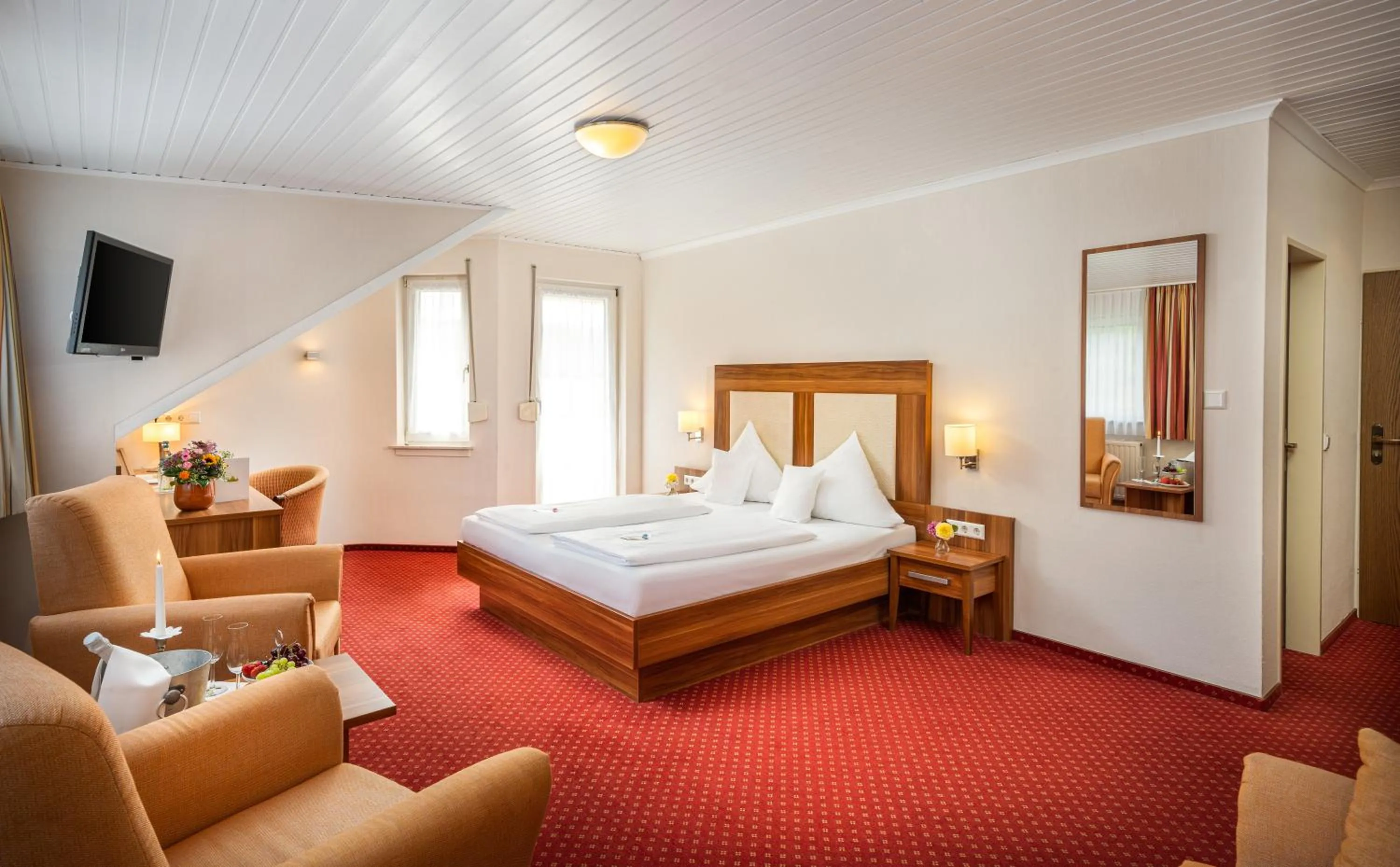 Bedroom, Bed in Hotel Pistono