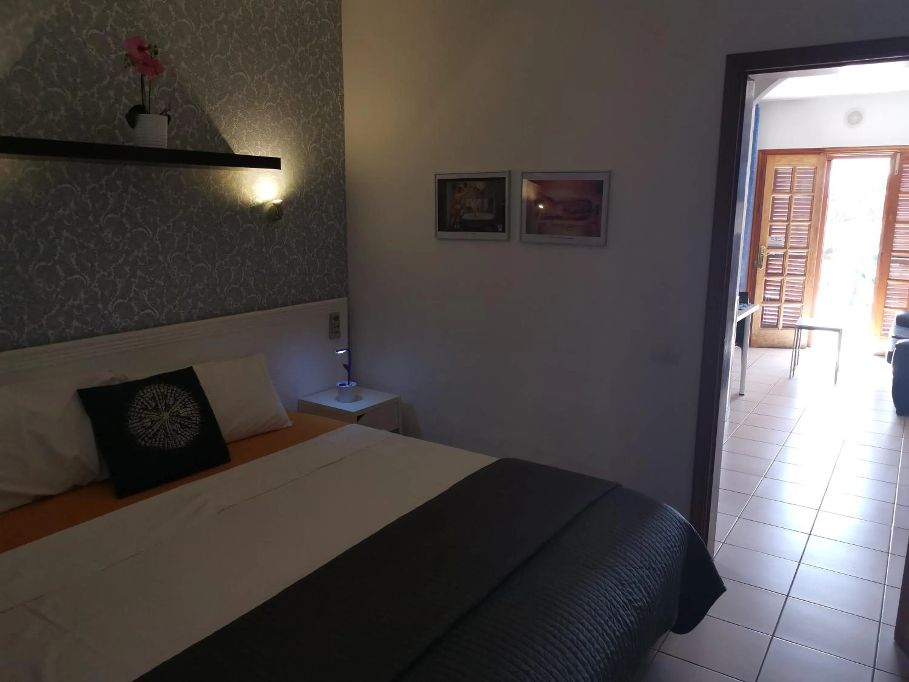 Bedroom, Bed in Rainbow Golf Bungalows, Gay Men-only Resort