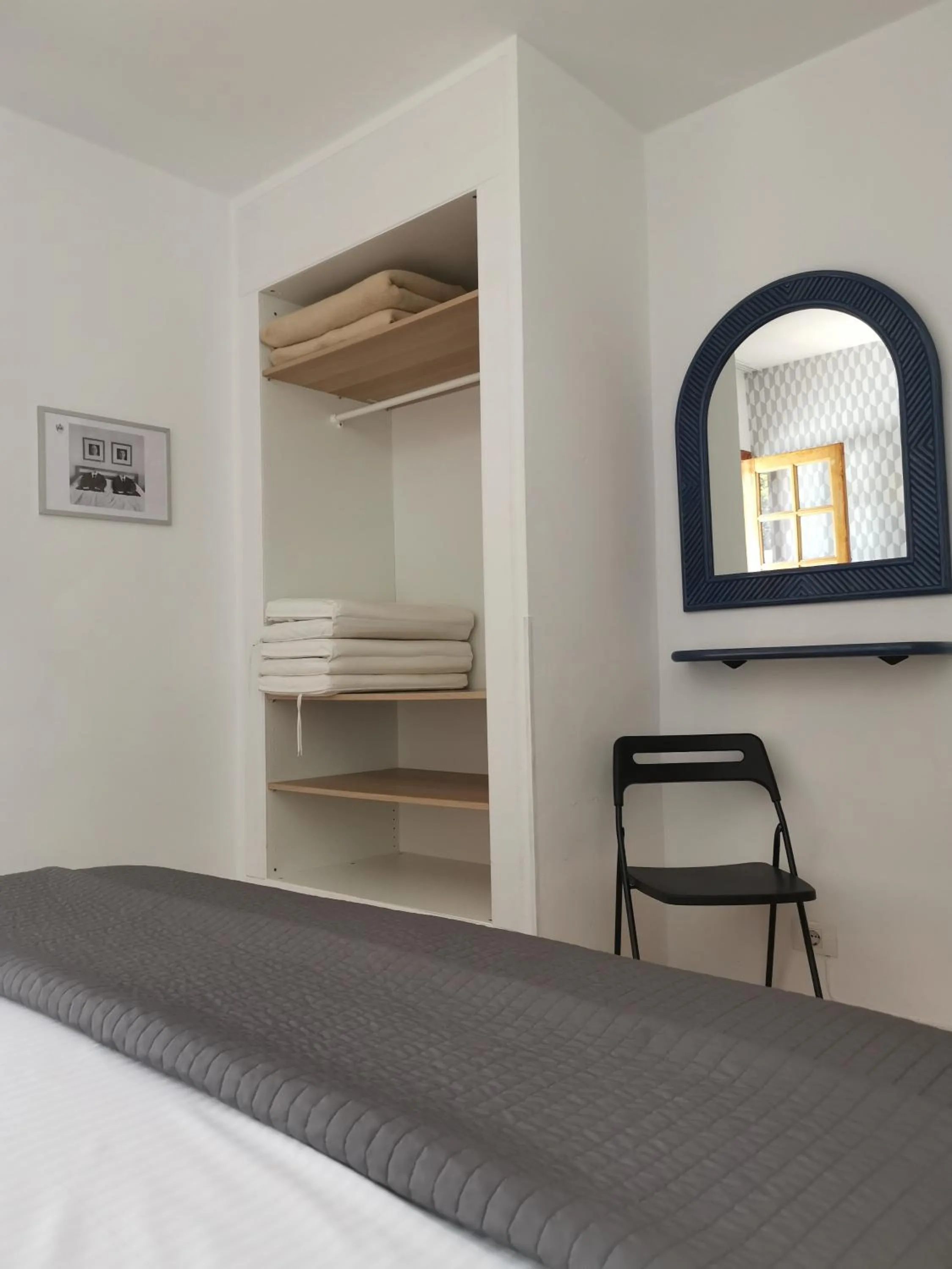 Bedroom, Bed in Rainbow Golf Bungalows, Gay Men-only Resort