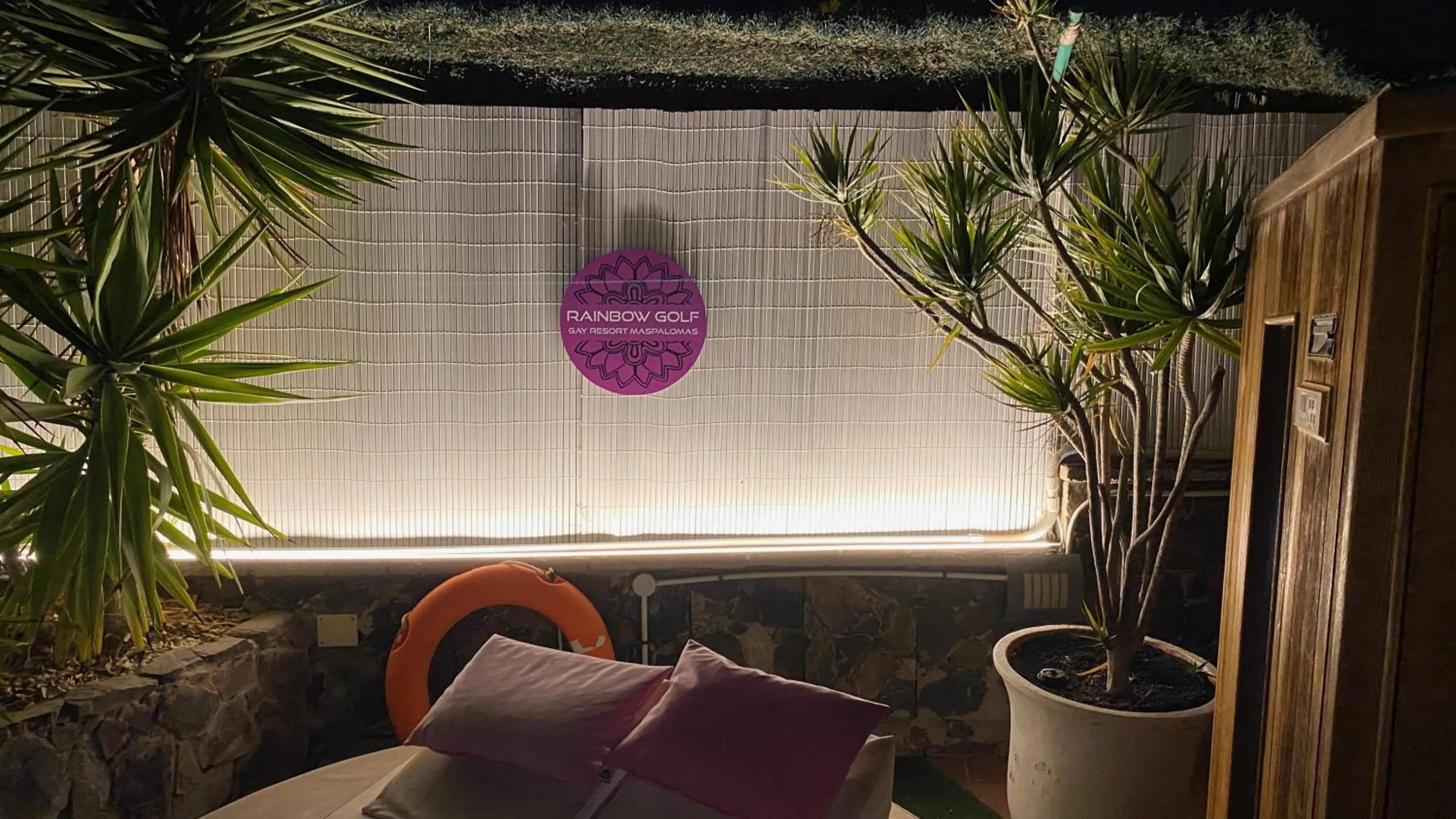 Sauna in Rainbow Golf Bungalows, Gay Men-only Resort