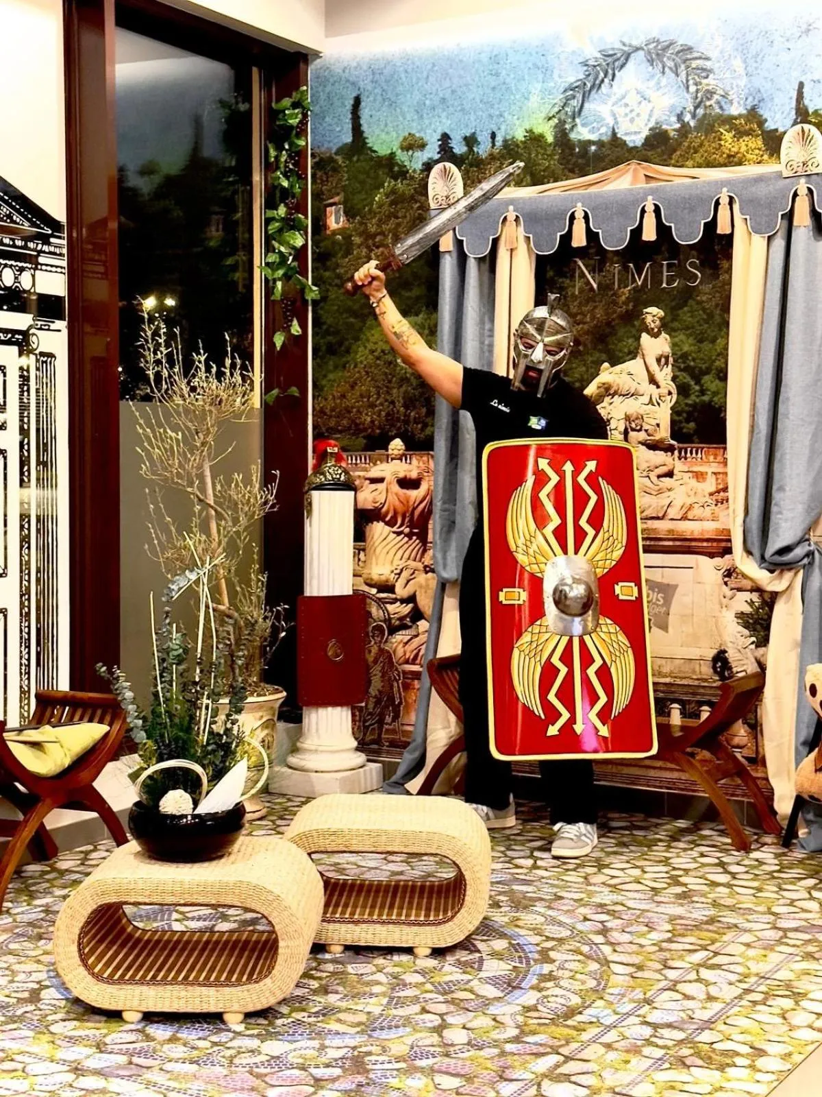 Lobby or reception in ibis budget Nimes Centre Gare