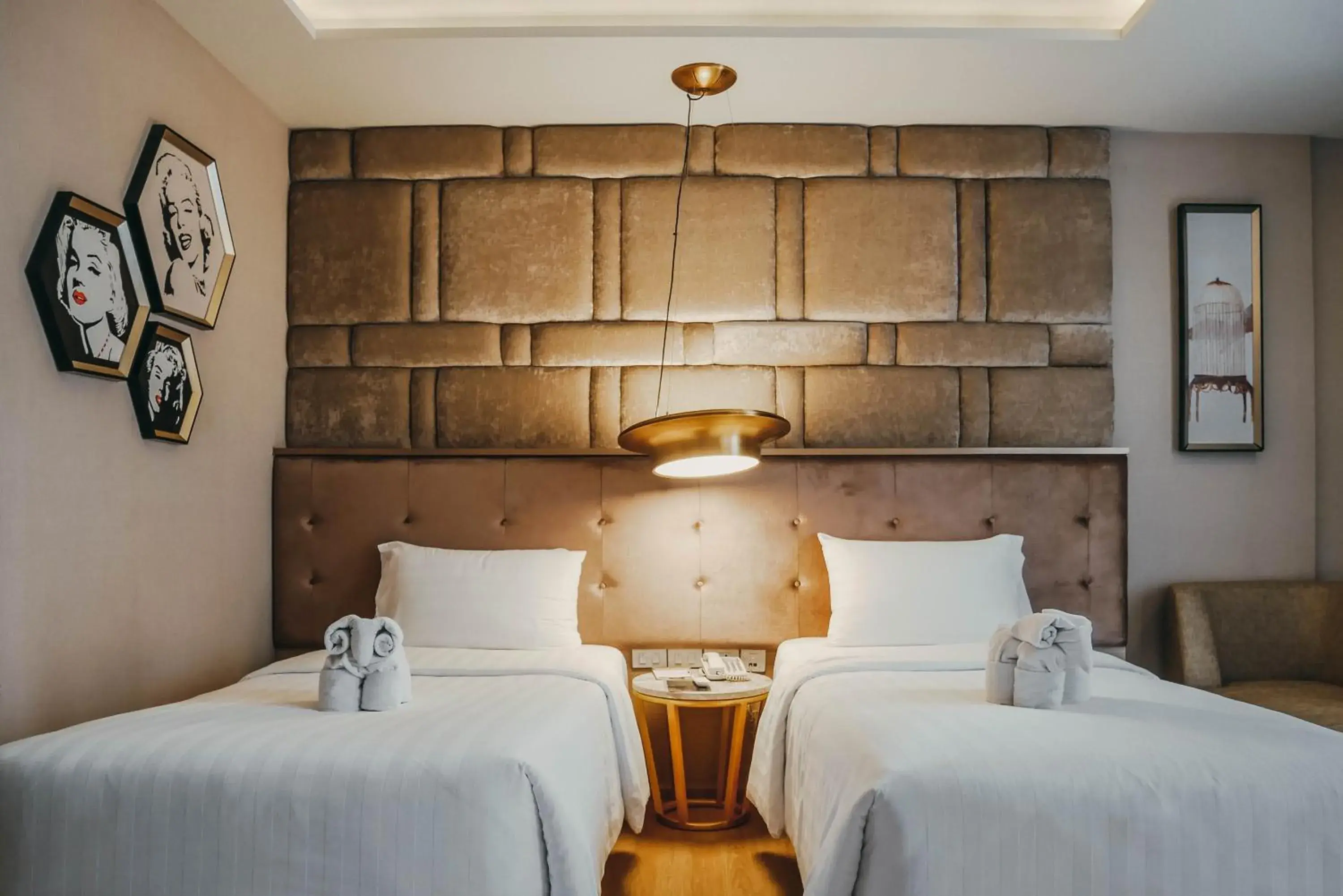 Superior Twin Room in De Prime Rangnam Hotel Superior Twin Room in De Prime Rangnam Hotel