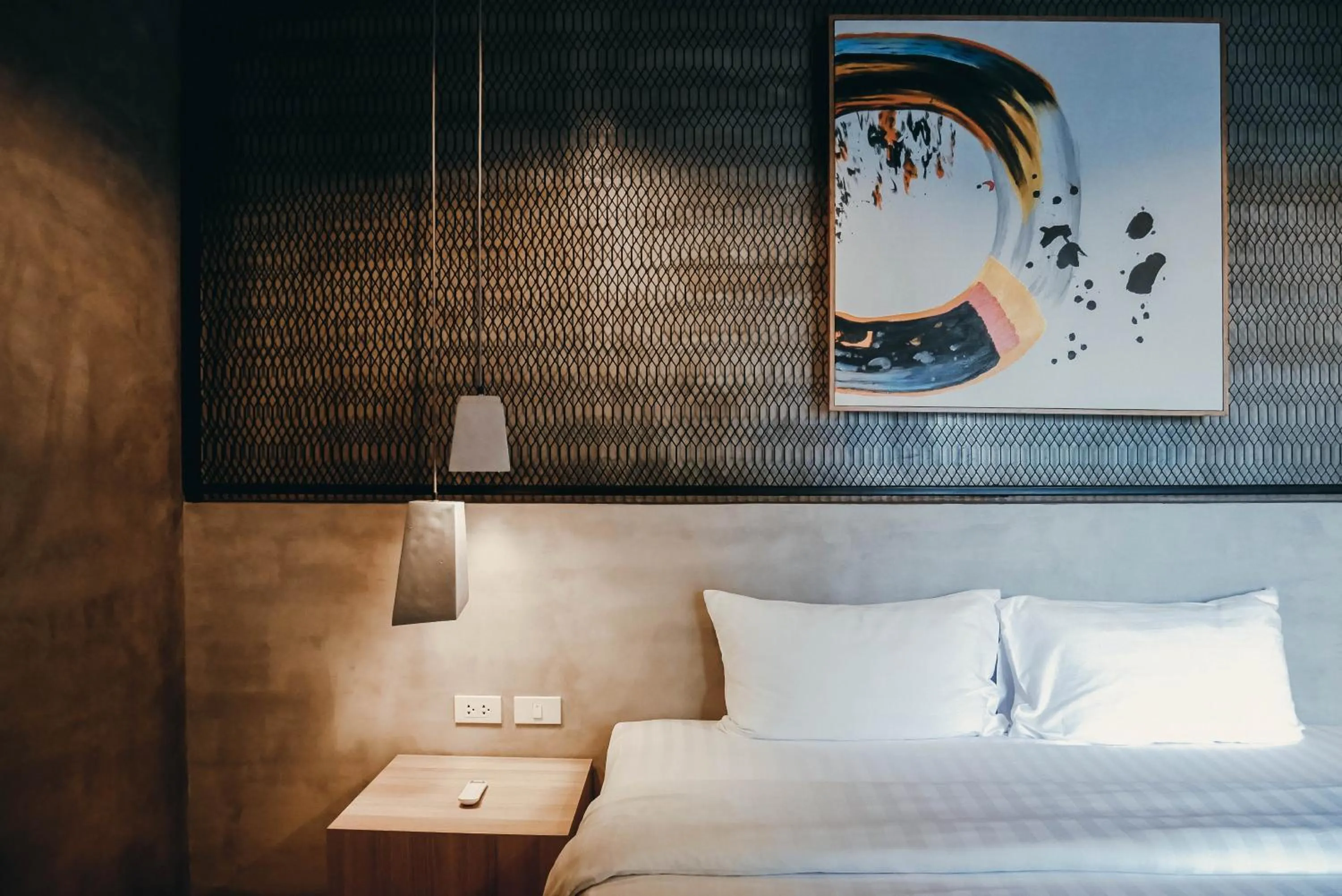 Bed in De Prime Rangnam Hotel