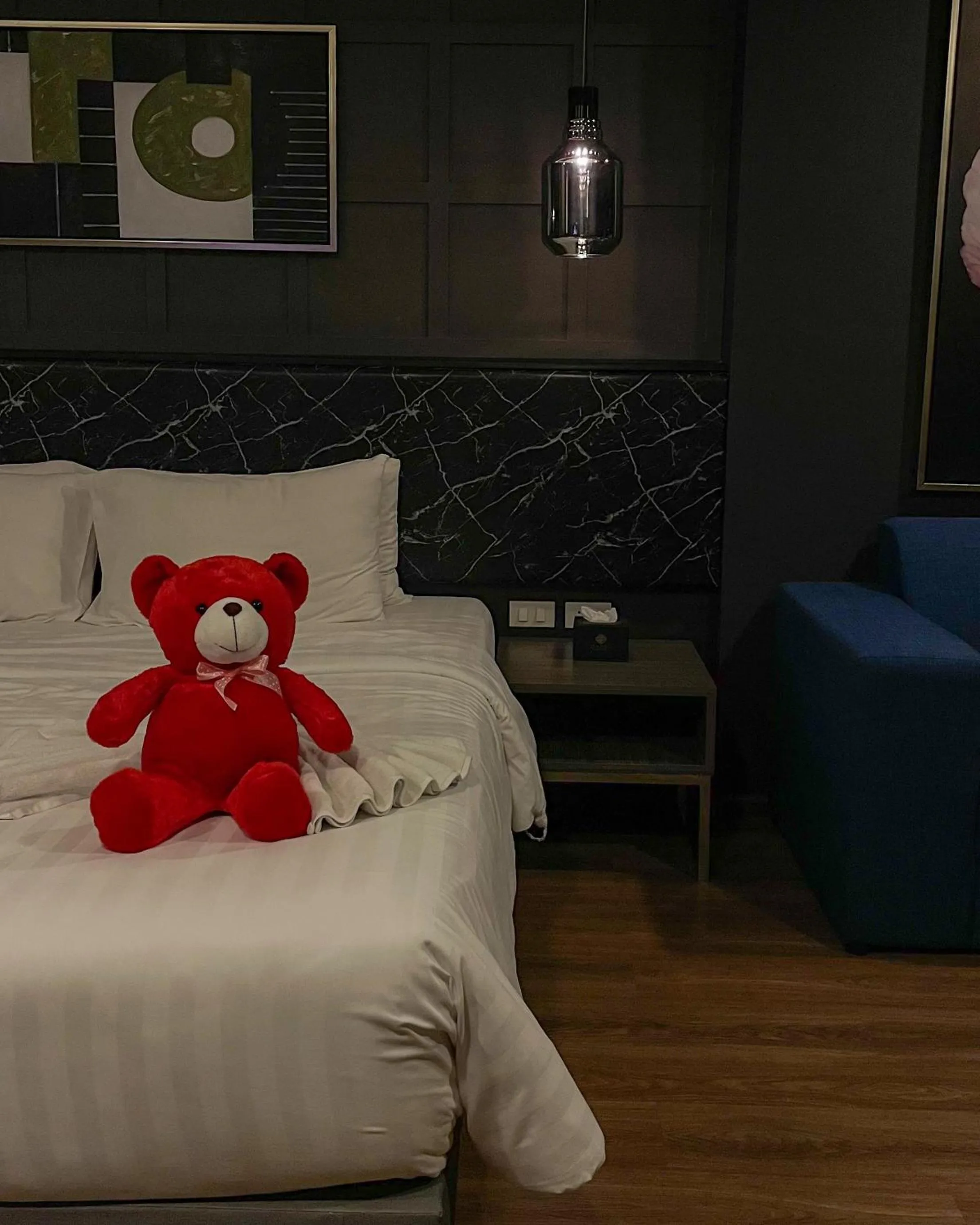 Bed in De Prime Rangnam Hotel