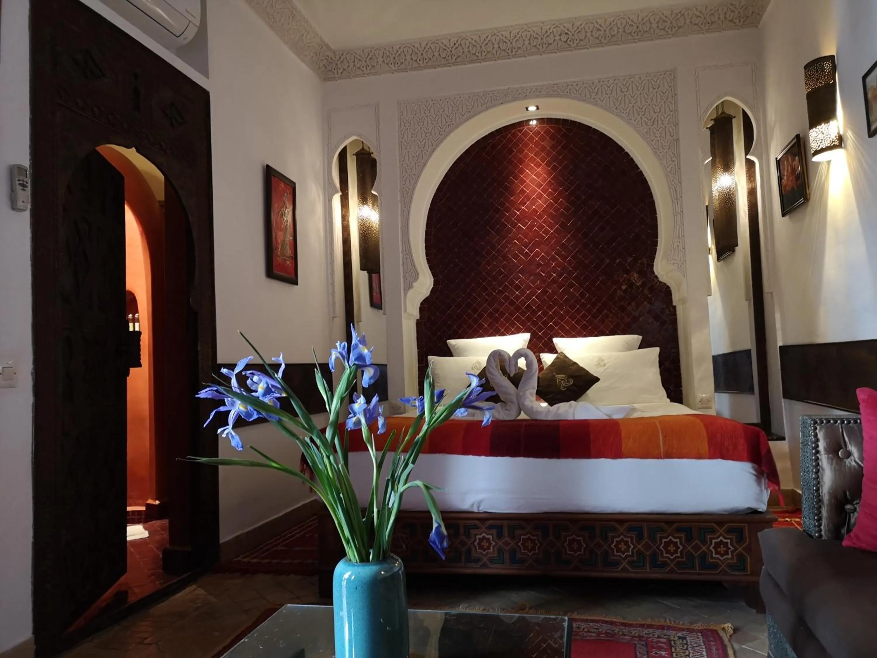 Bedroom, Bed in Riad Charme d'Orient Adults Only