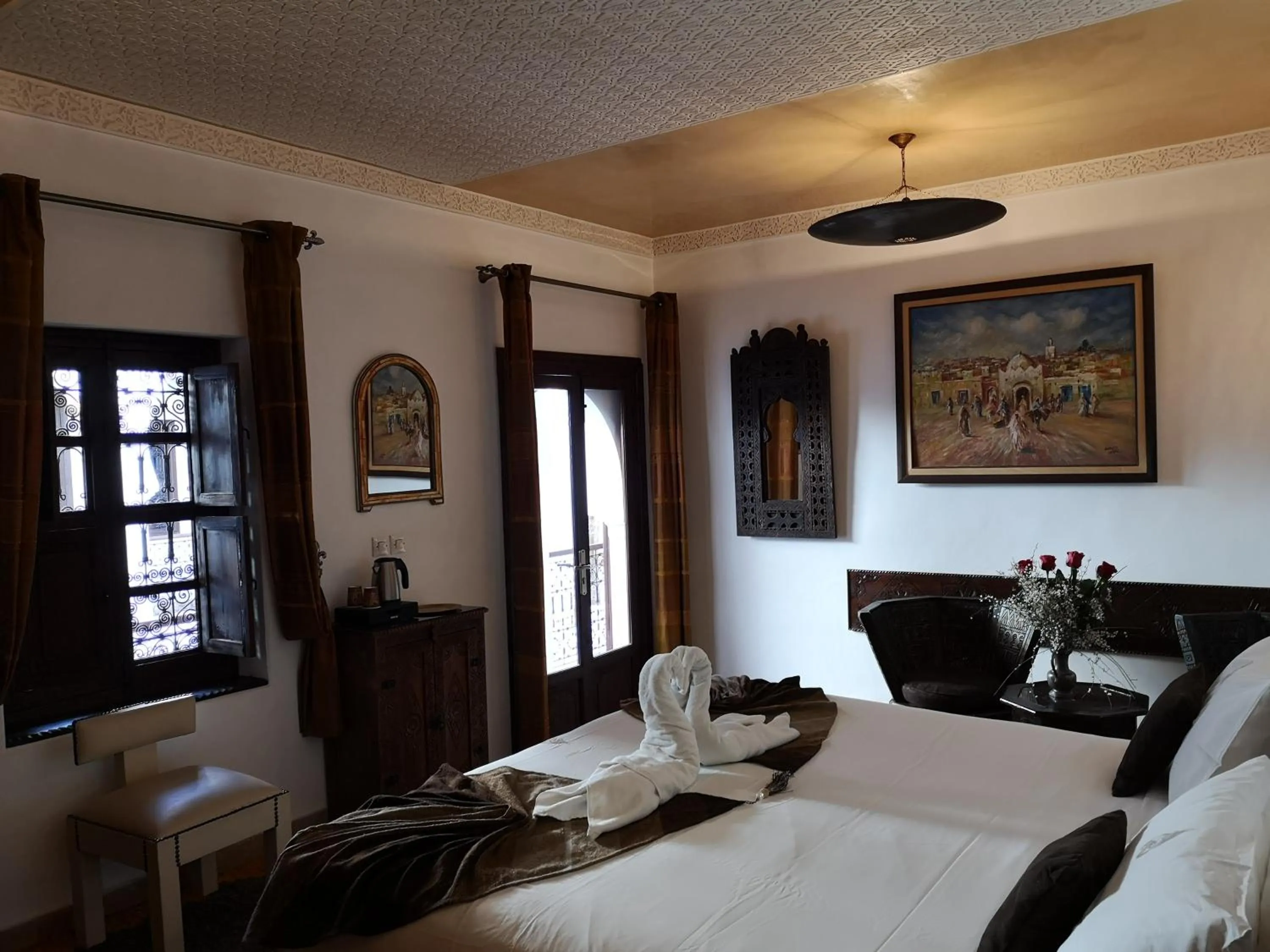 Photo of the whole room, Bed in Riad Charme d'Orient Adults Only