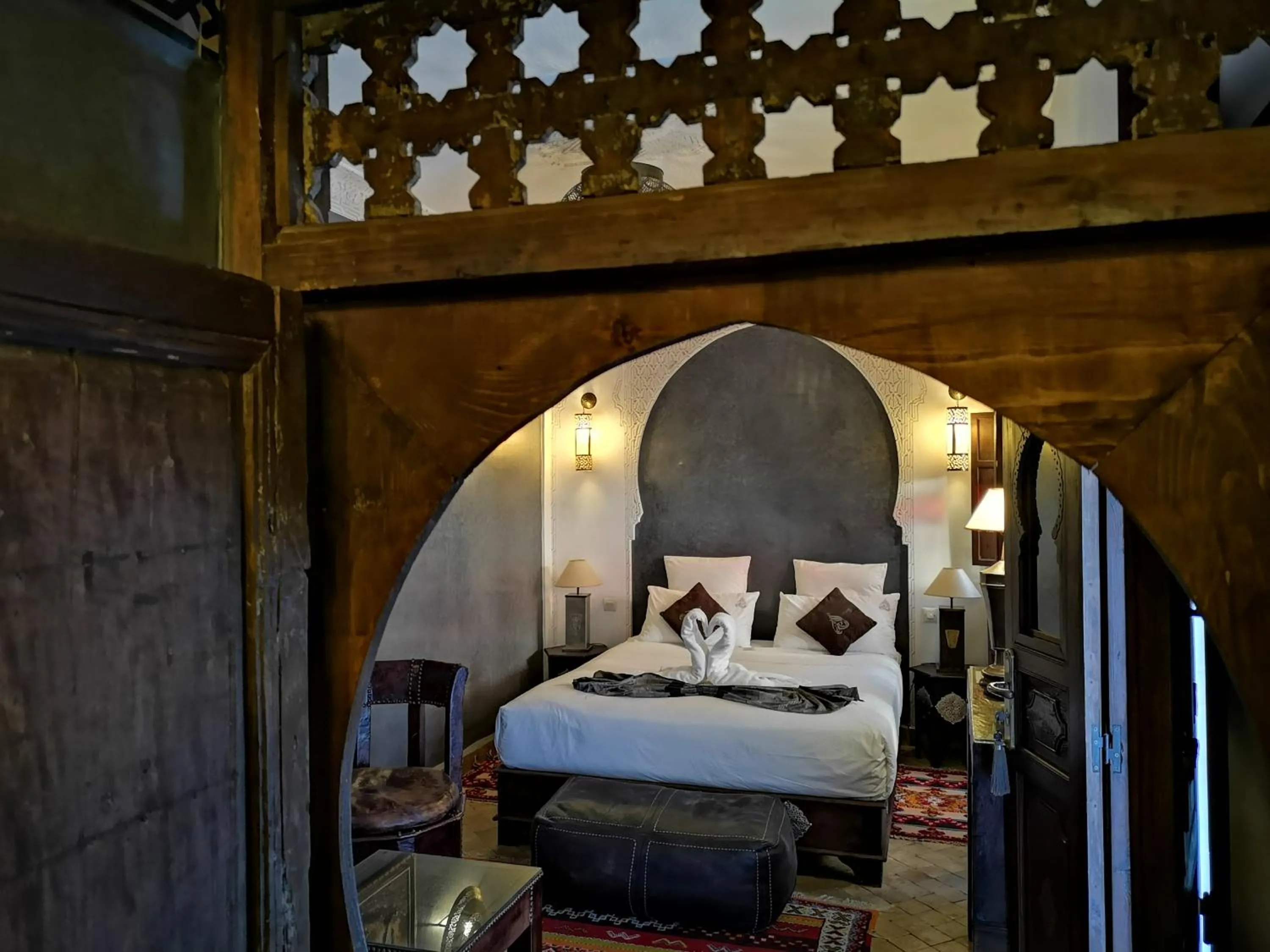 Bedroom, Bed in Riad Charme d'Orient Adults Only