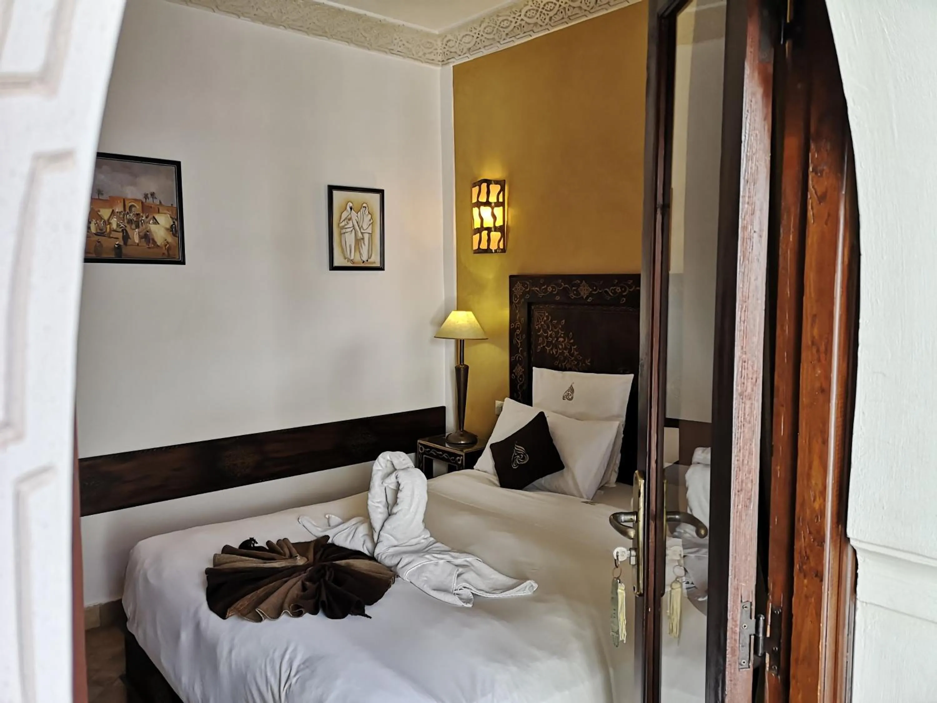 Bedroom, Bed in Riad Charme d'Orient Adults Only