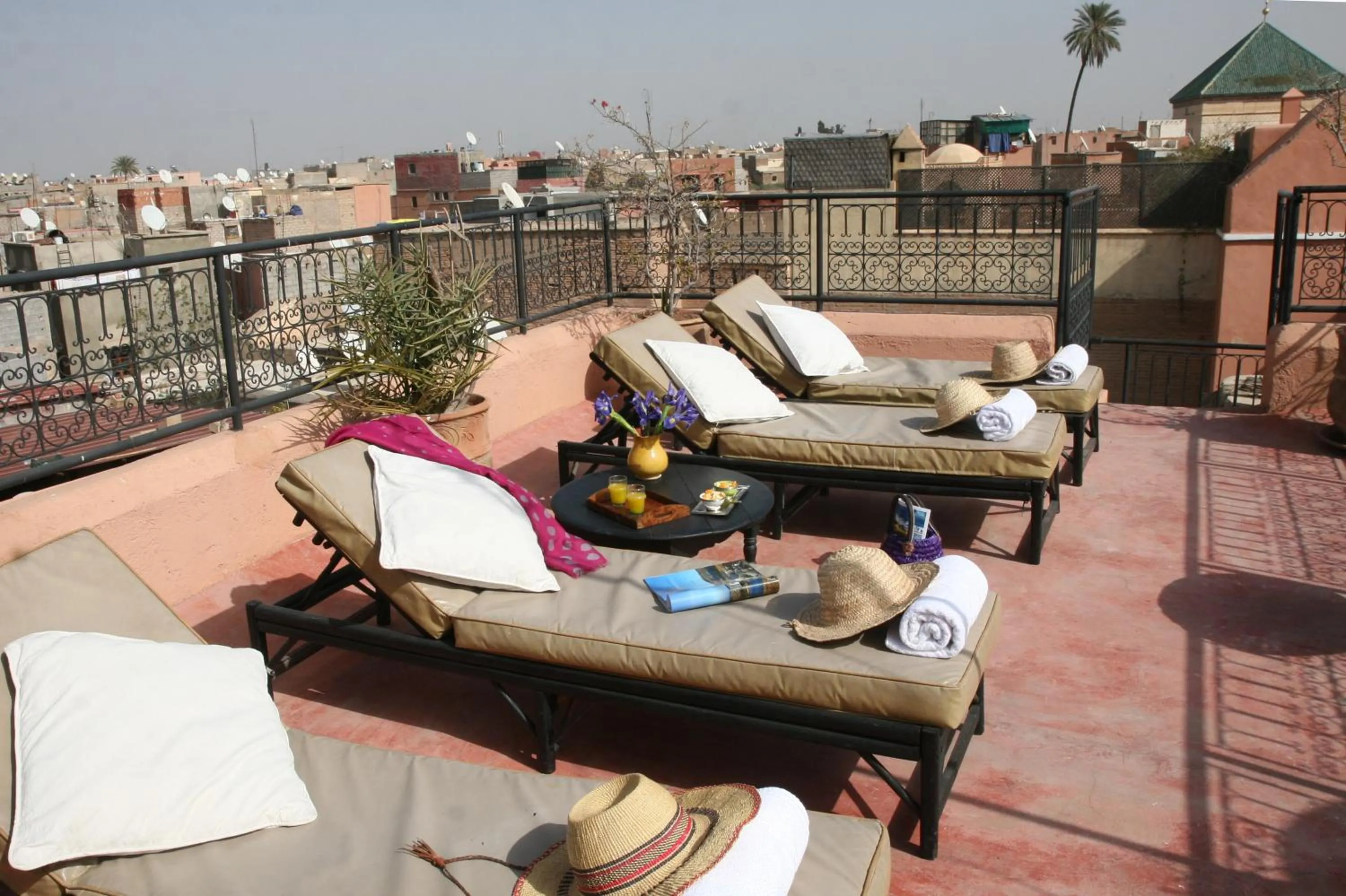Balcony/Terrace in Riad Spa Dar Nimbus
