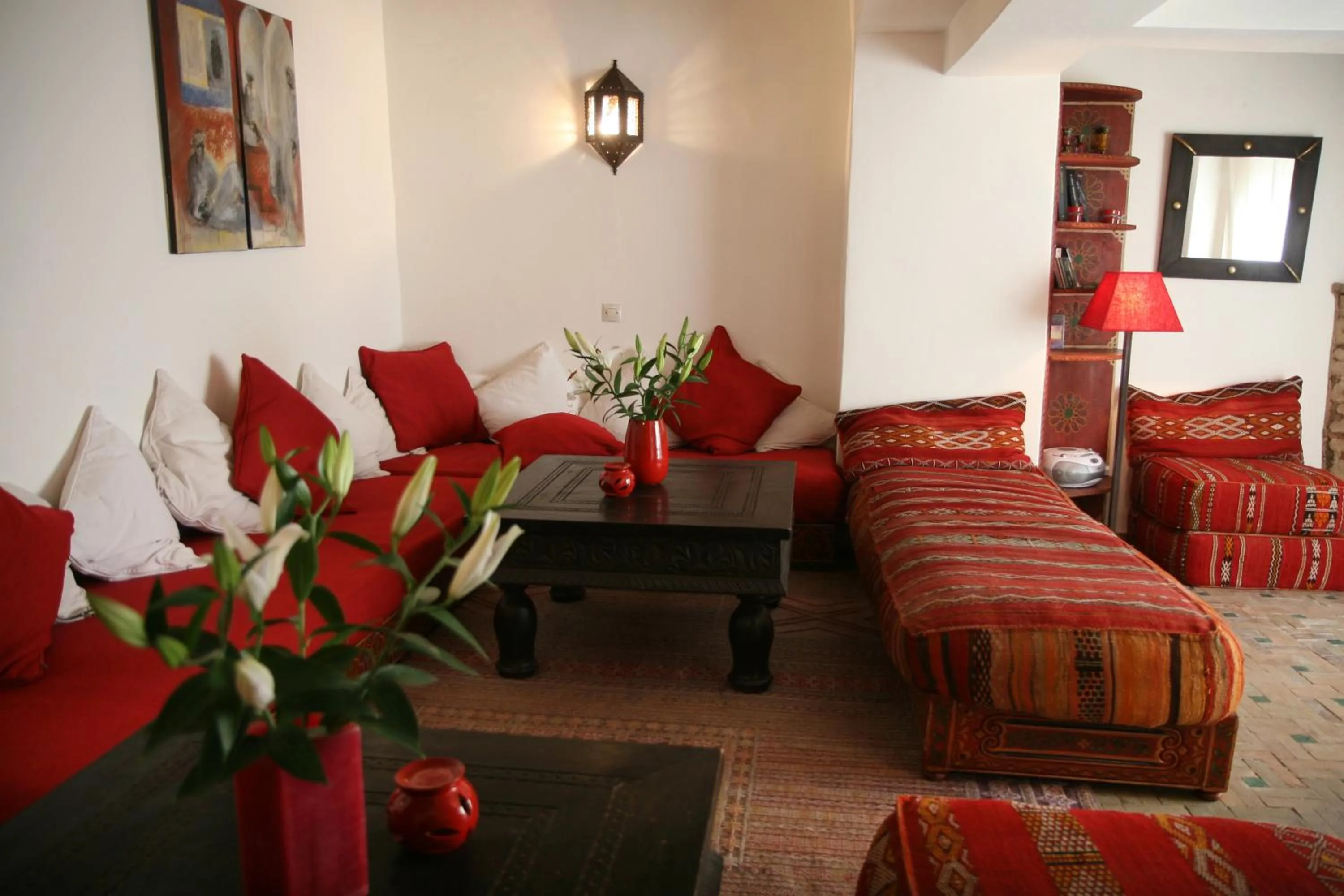 Lounge or bar, Bed in Riad Spa Dar Nimbus
