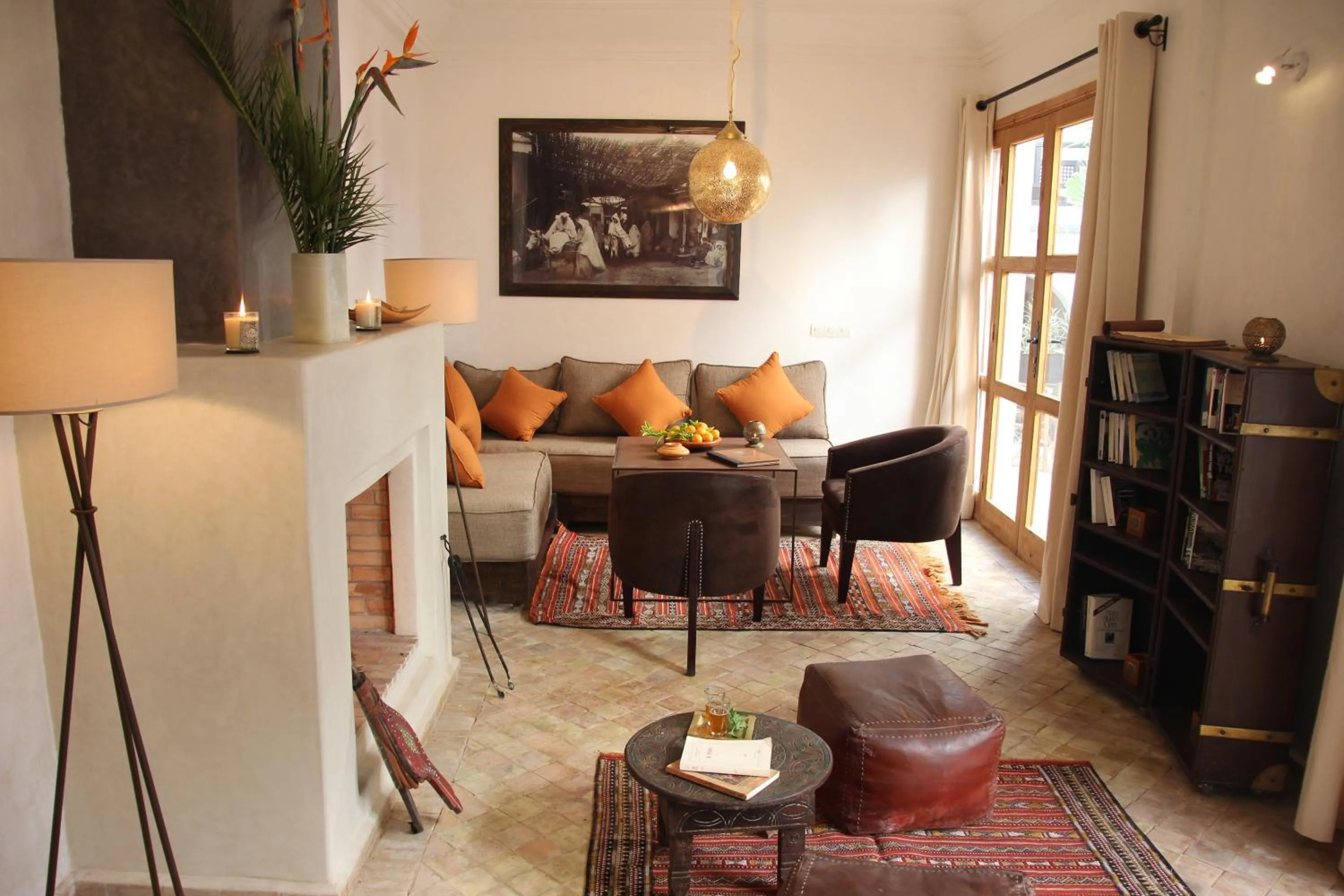 Lounge or bar in Riad Spa Dar Nimbus