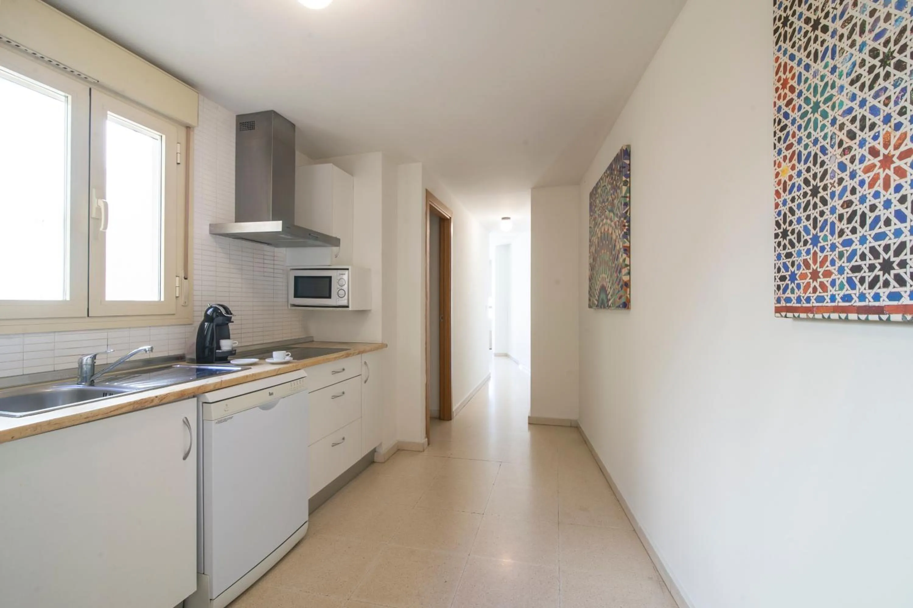 Kitchen or kitchenette in Pierre & Vacances Sevilla