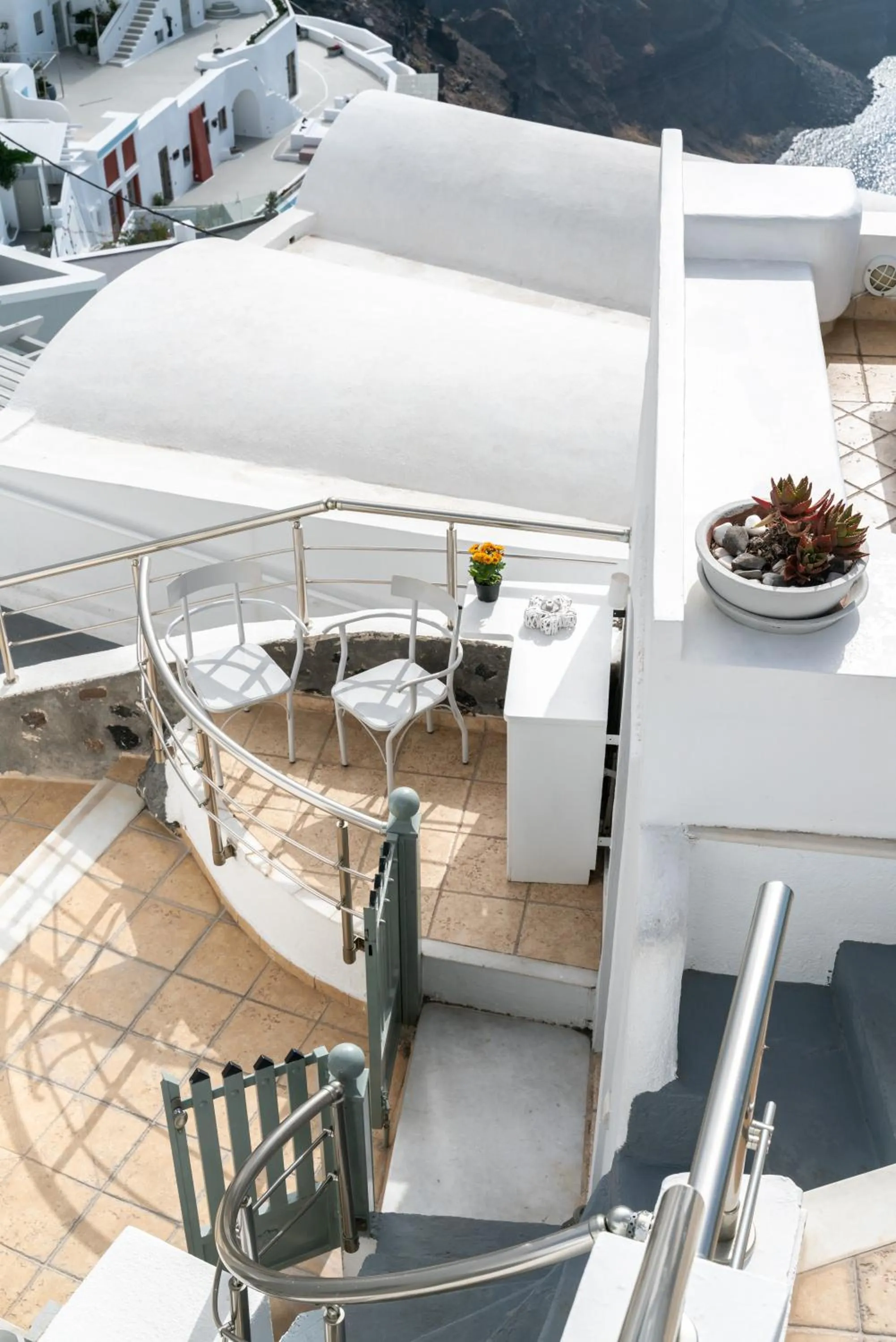 Patio in Nefeli Homes - Adults Only