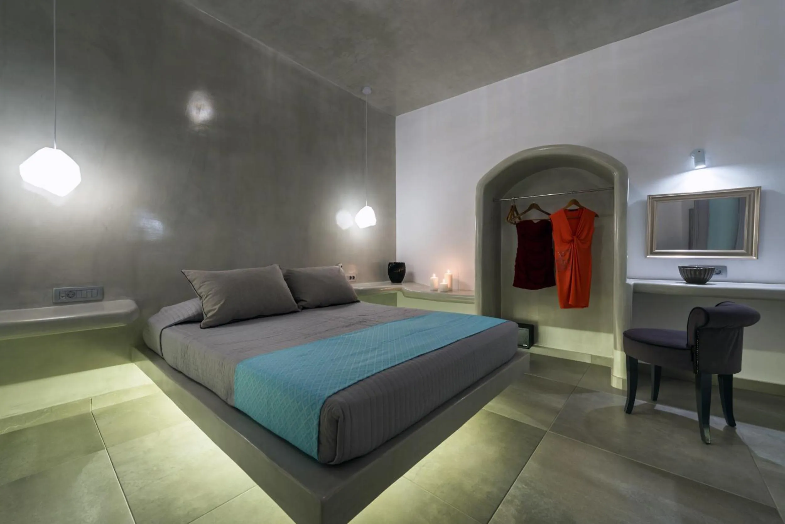 Bed in Nefeli Homes - Adults Only