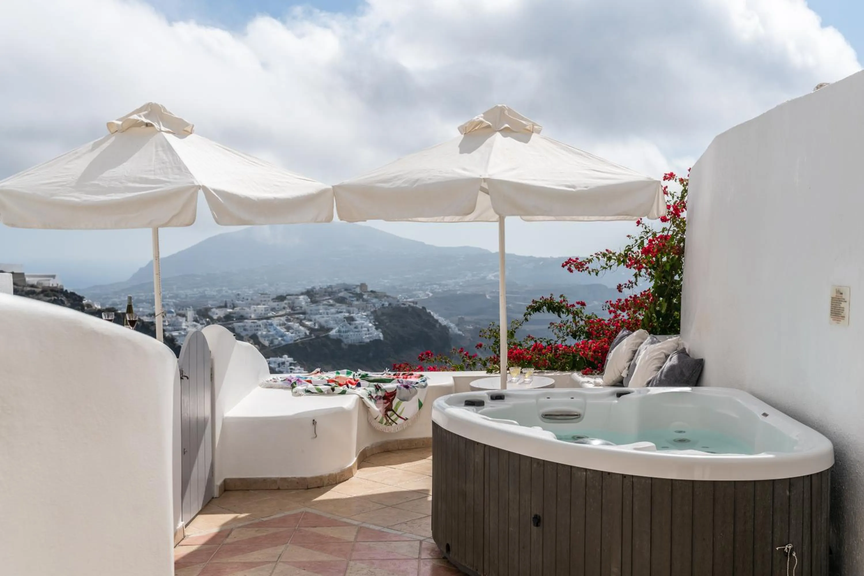 Patio in Nefeli Homes - Adults Only