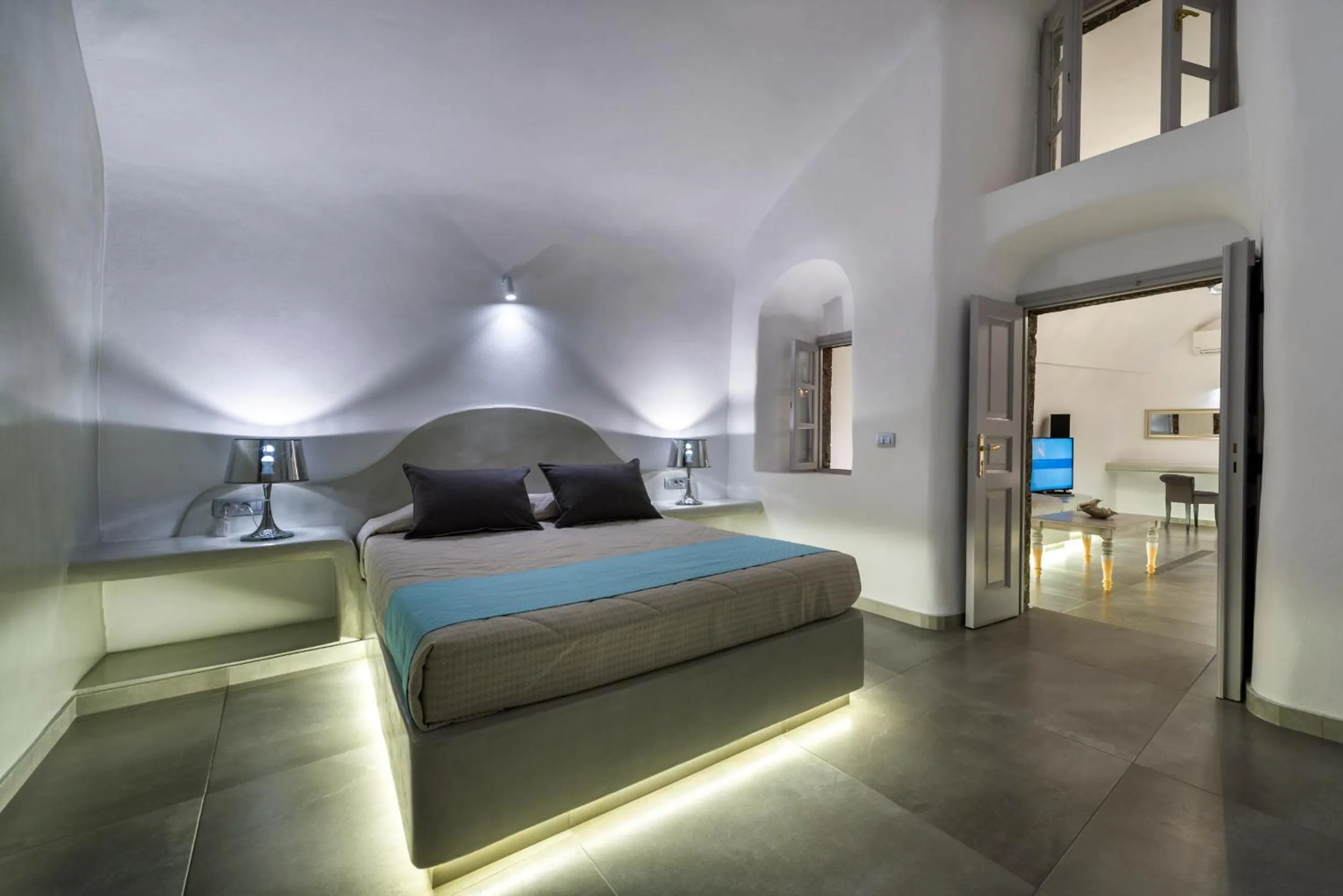 Bedroom, Bed in Nefeli Homes - Adults Only