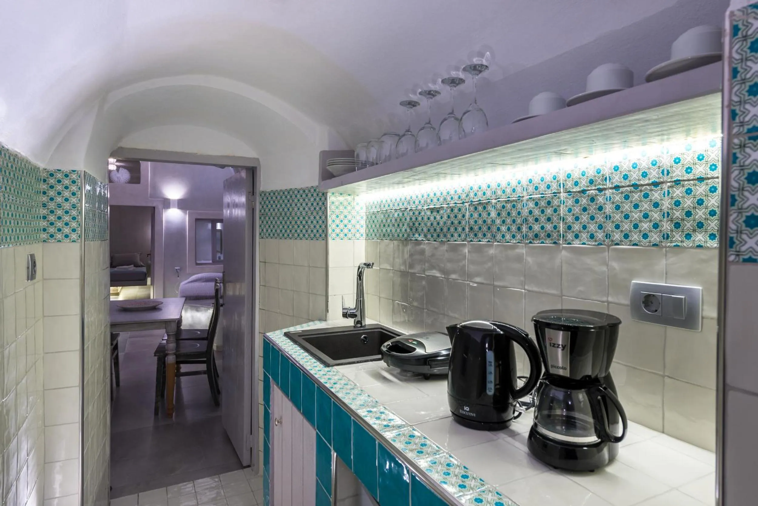 Kitchen or kitchenette in Nefeli Homes - Adults Only