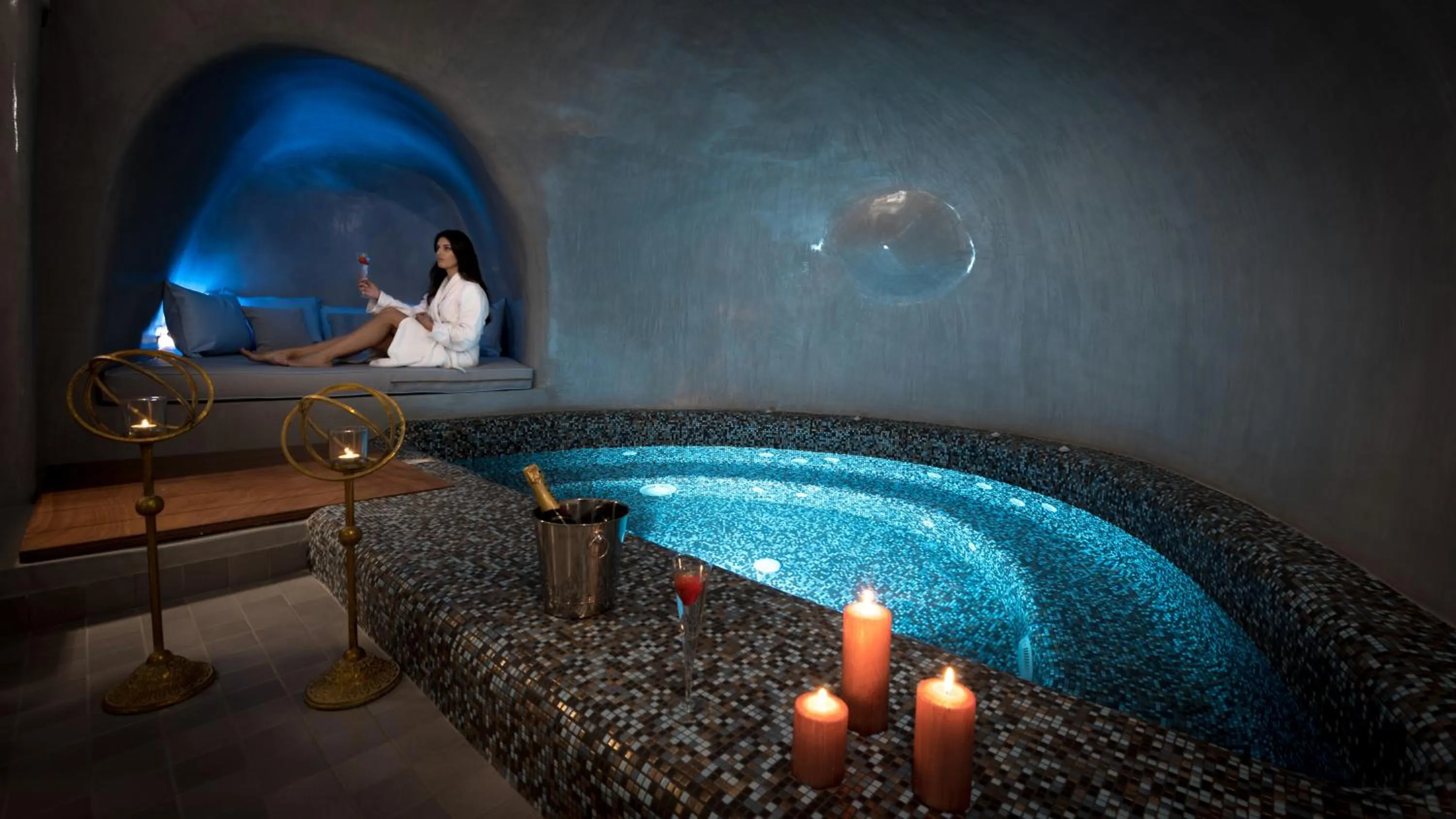 Bathroom in Nefeli Homes - Adults Only