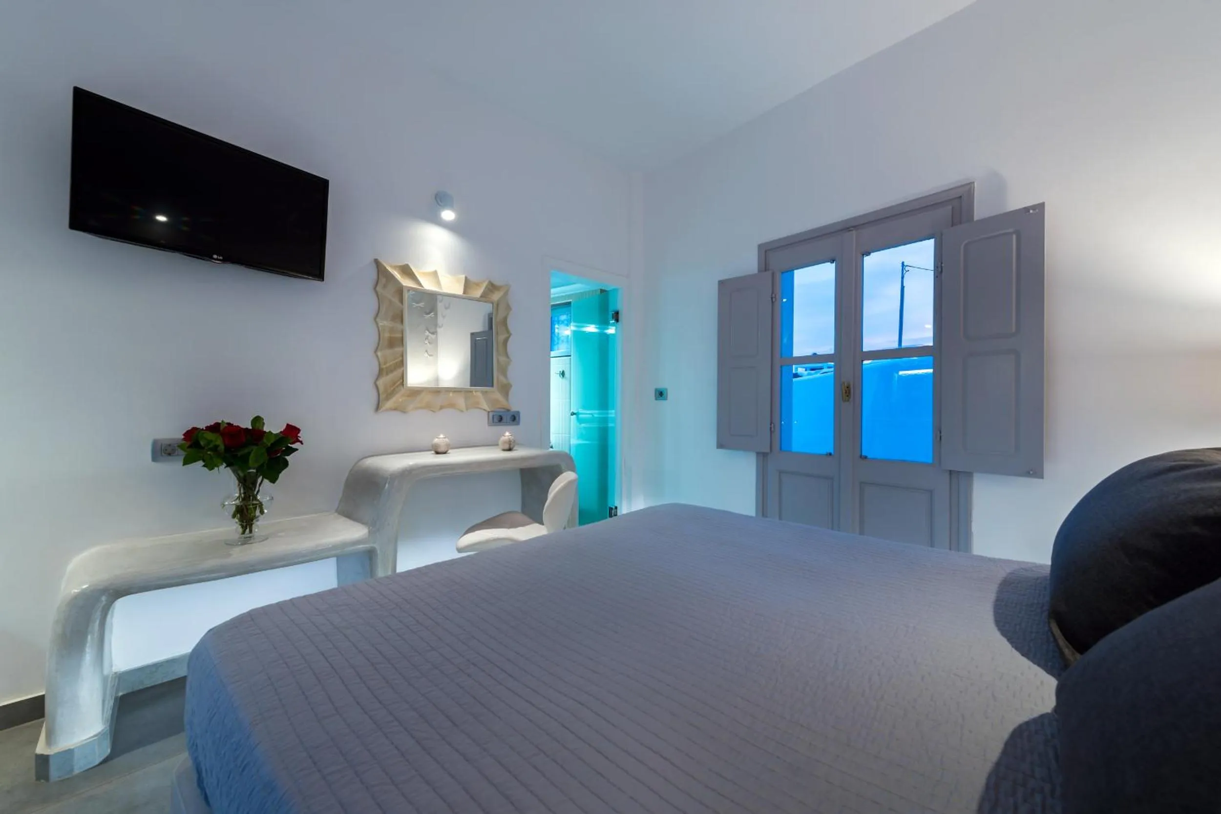 Bedroom, Bed in Nefeli Homes - Adults Only