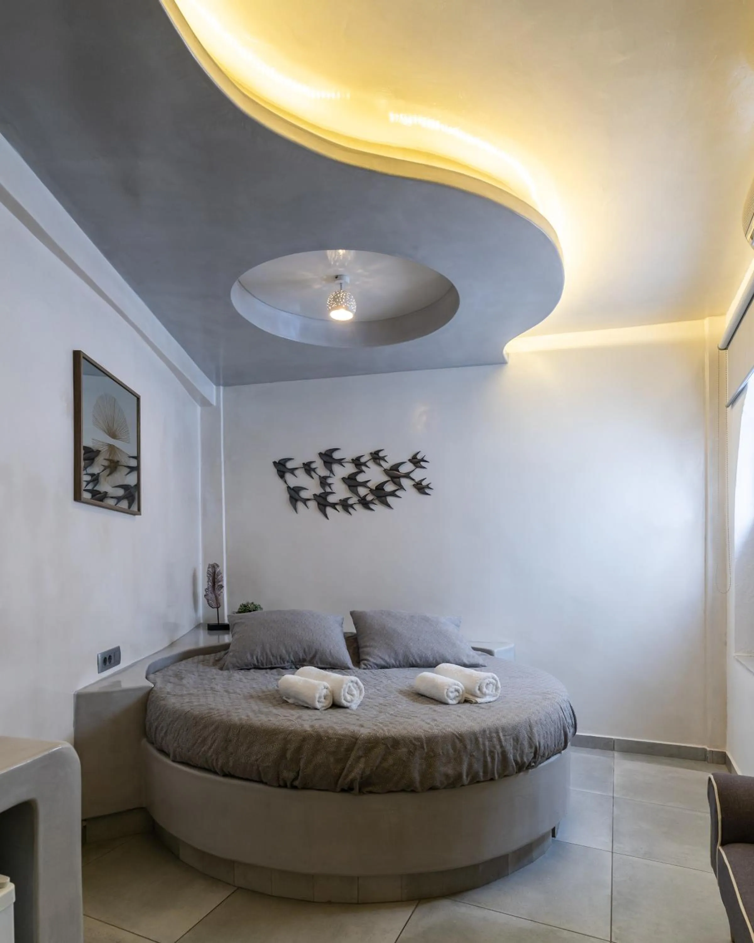 Bedroom, Bed in Nefeli Homes - Adults Only