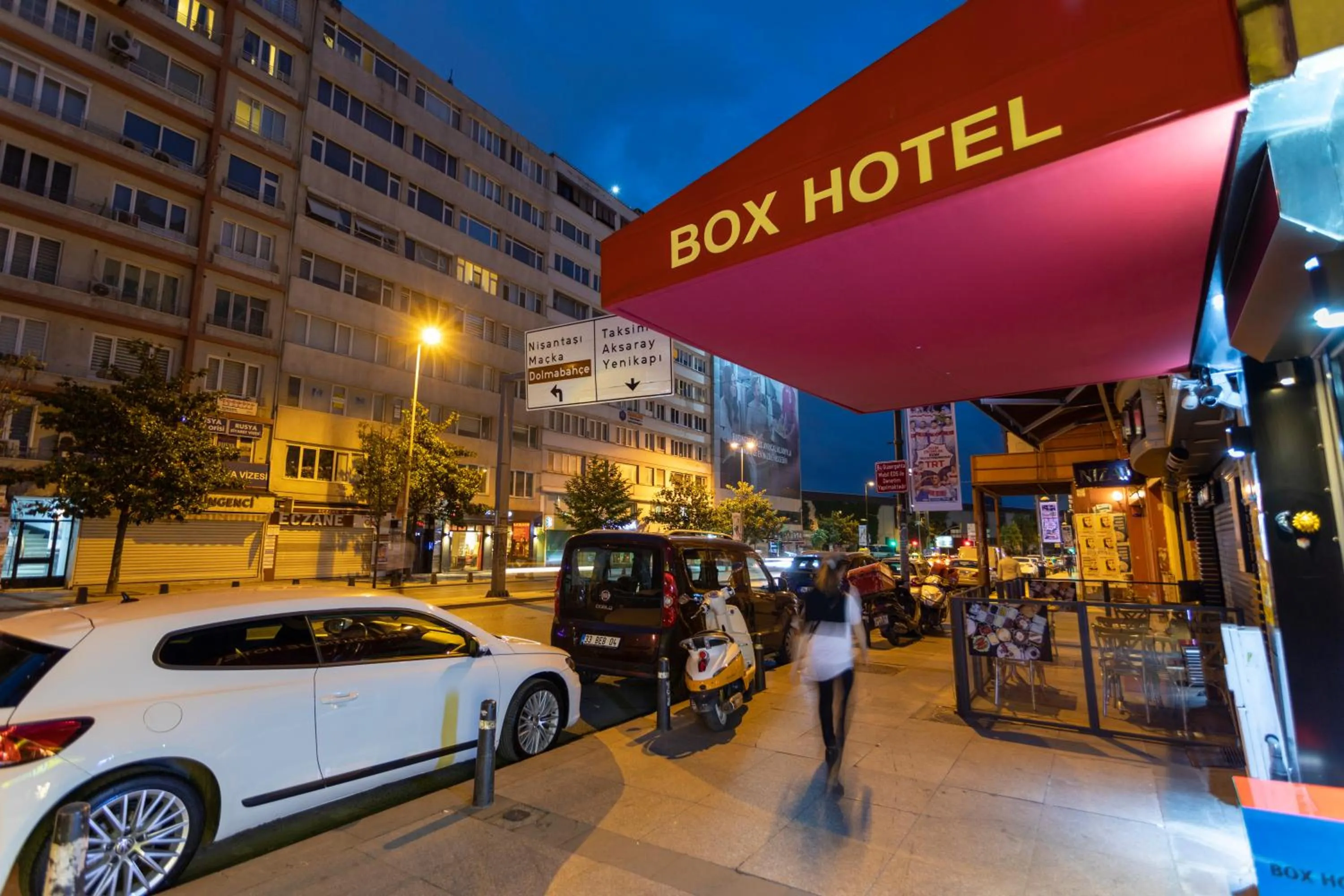 Property building in Istanbul Box Hotel