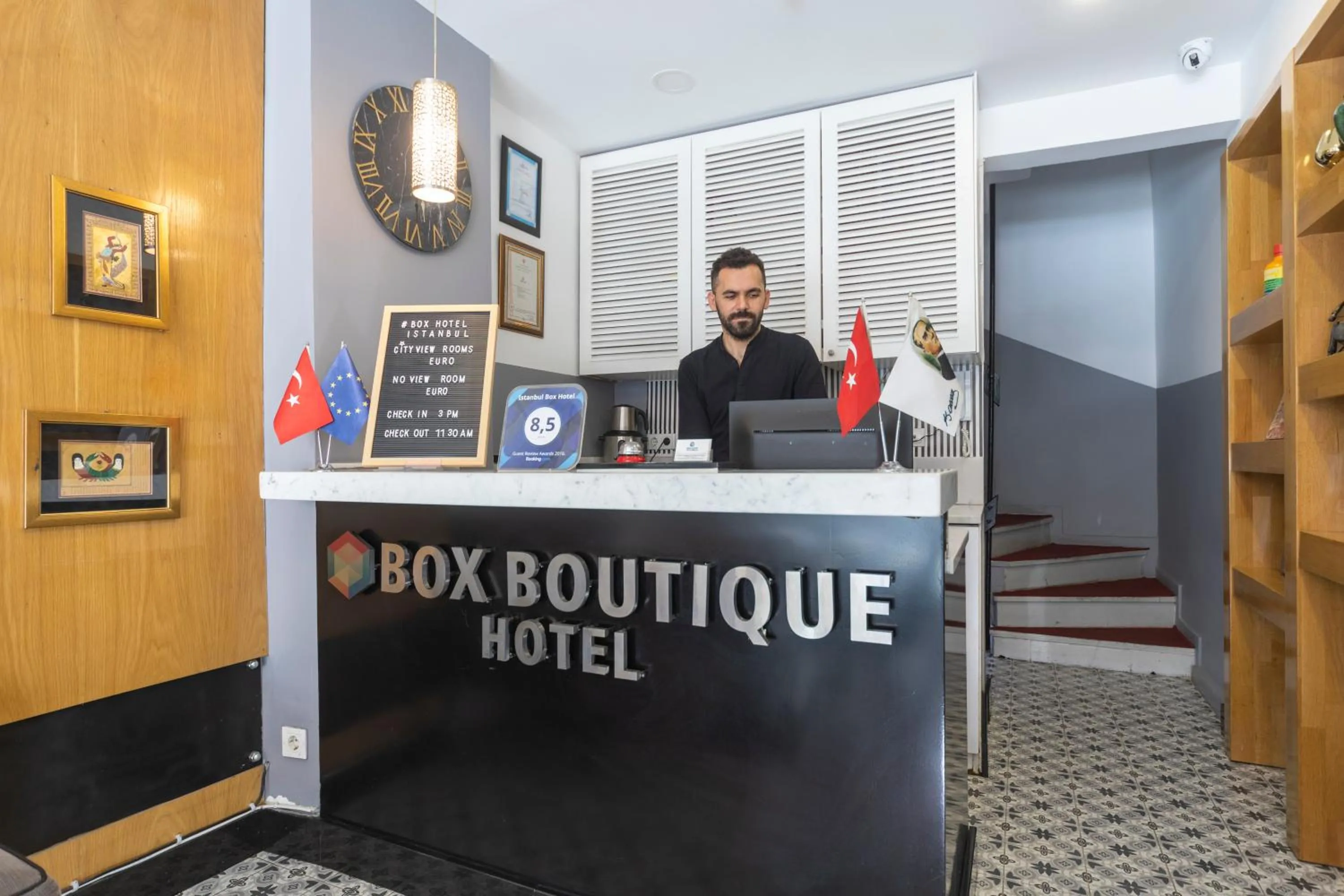 Staff in Istanbul Box Hotel