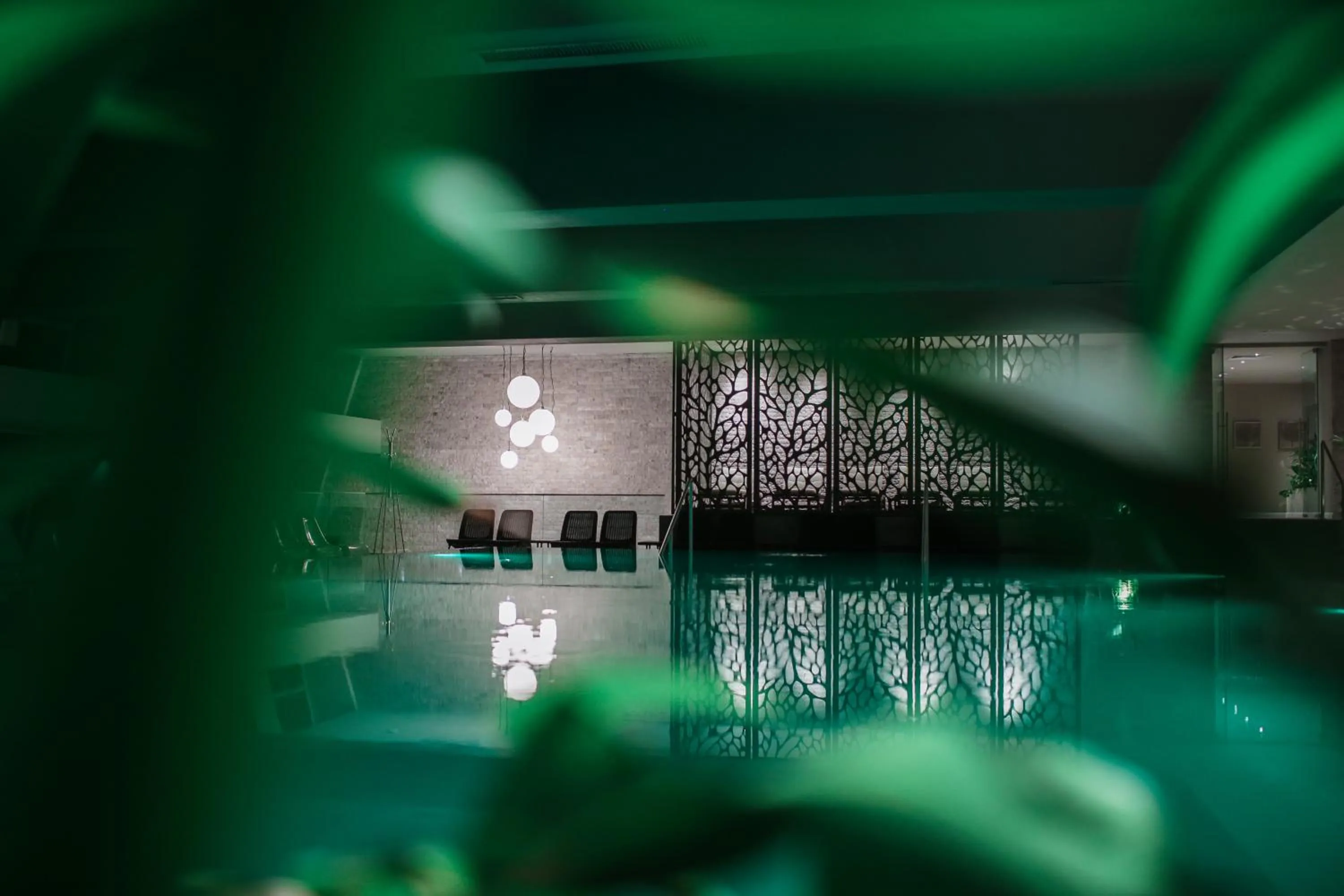 Swimming pool in Bacolux Afrodita, Herculane