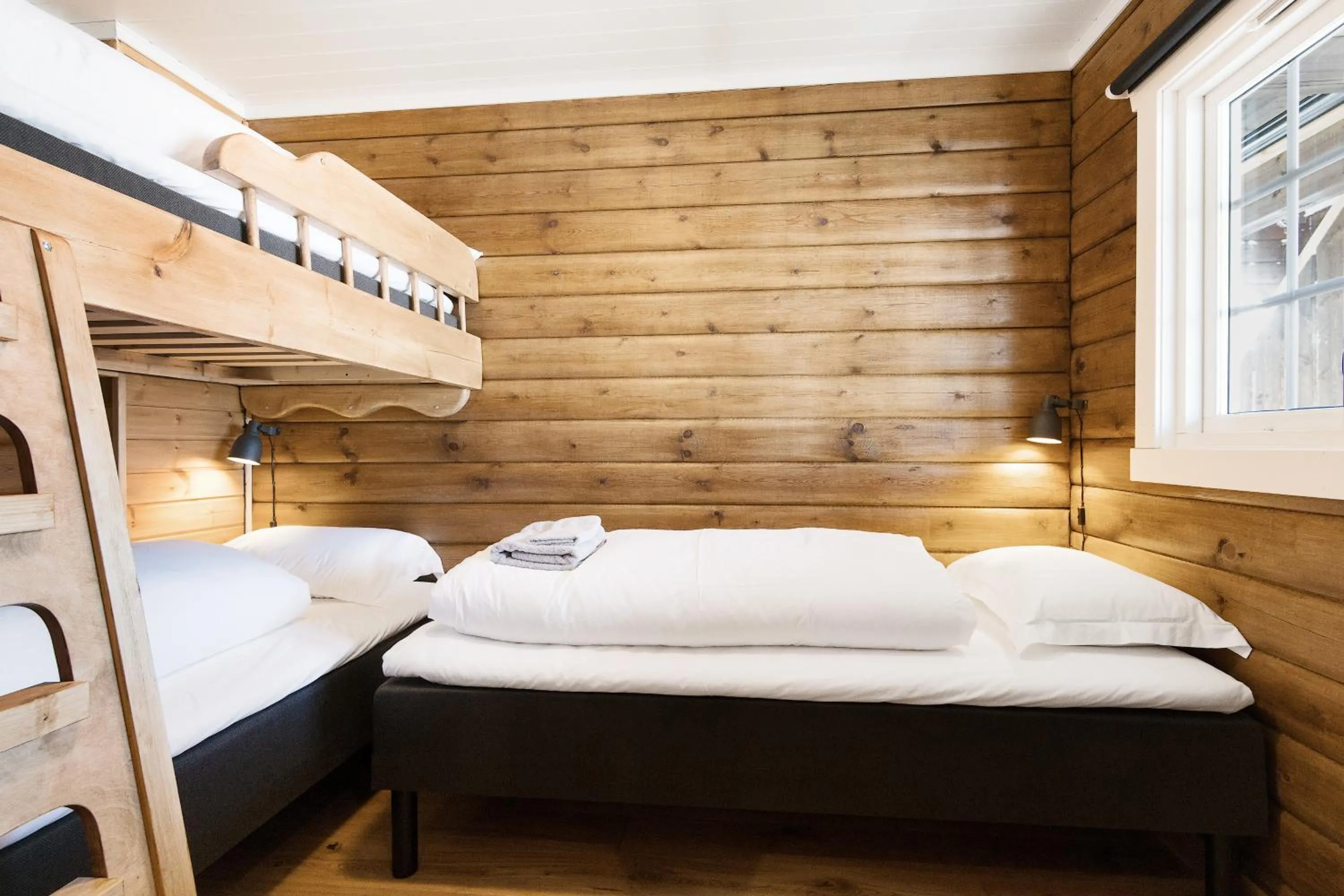 Bed in Blefjell Lodge