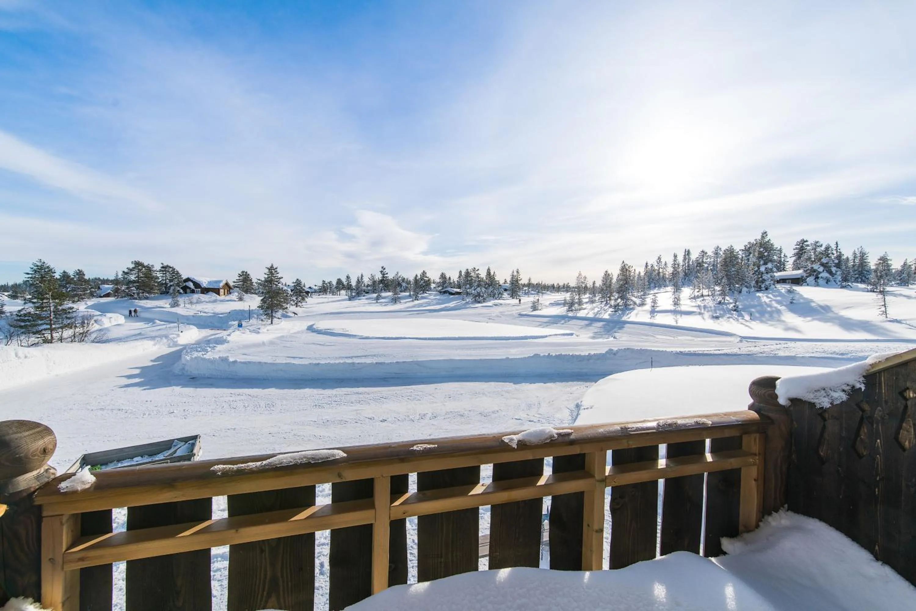 Mountain view in Blefjell Lodge