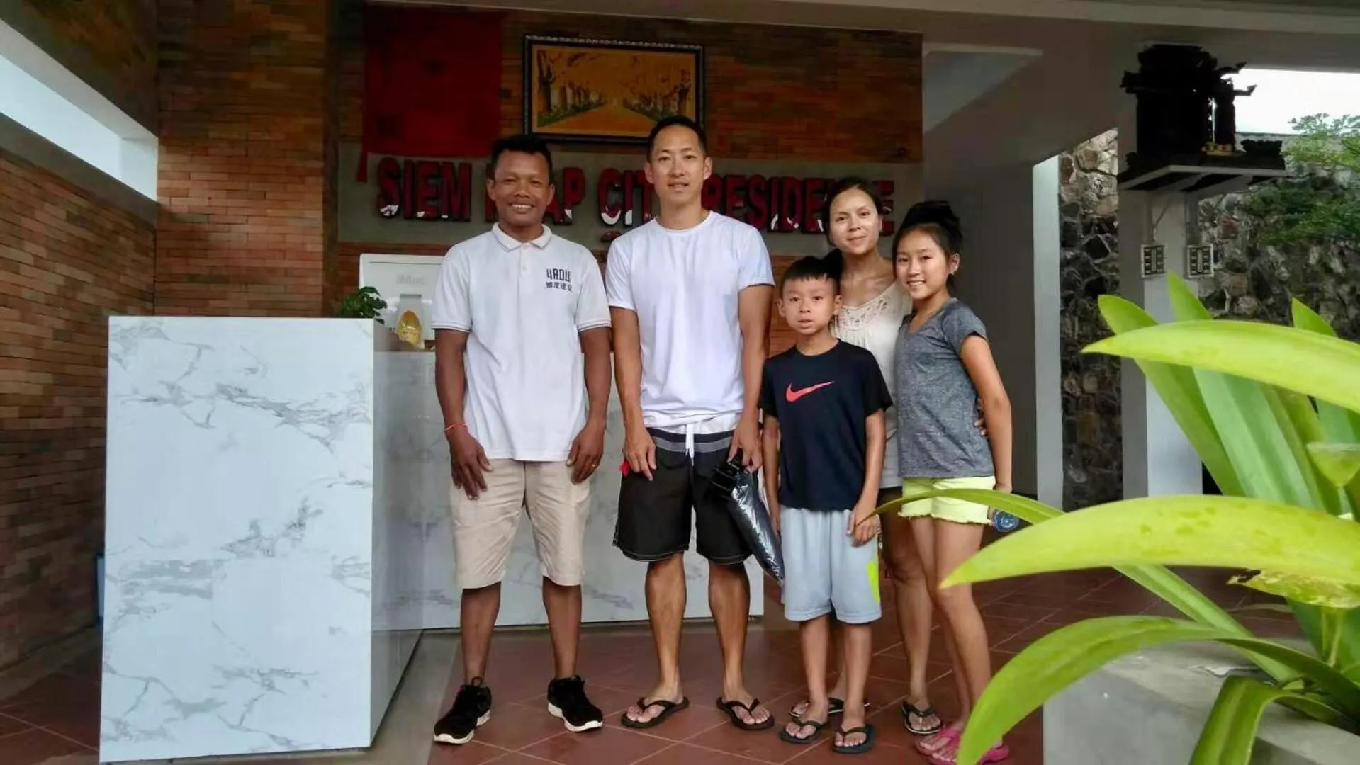 group of guests in Siemreap City Residence