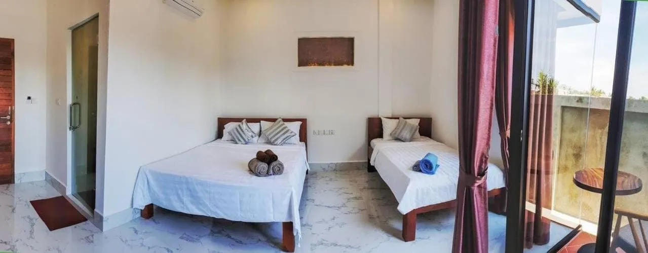 Bed in Siemreap City Residence