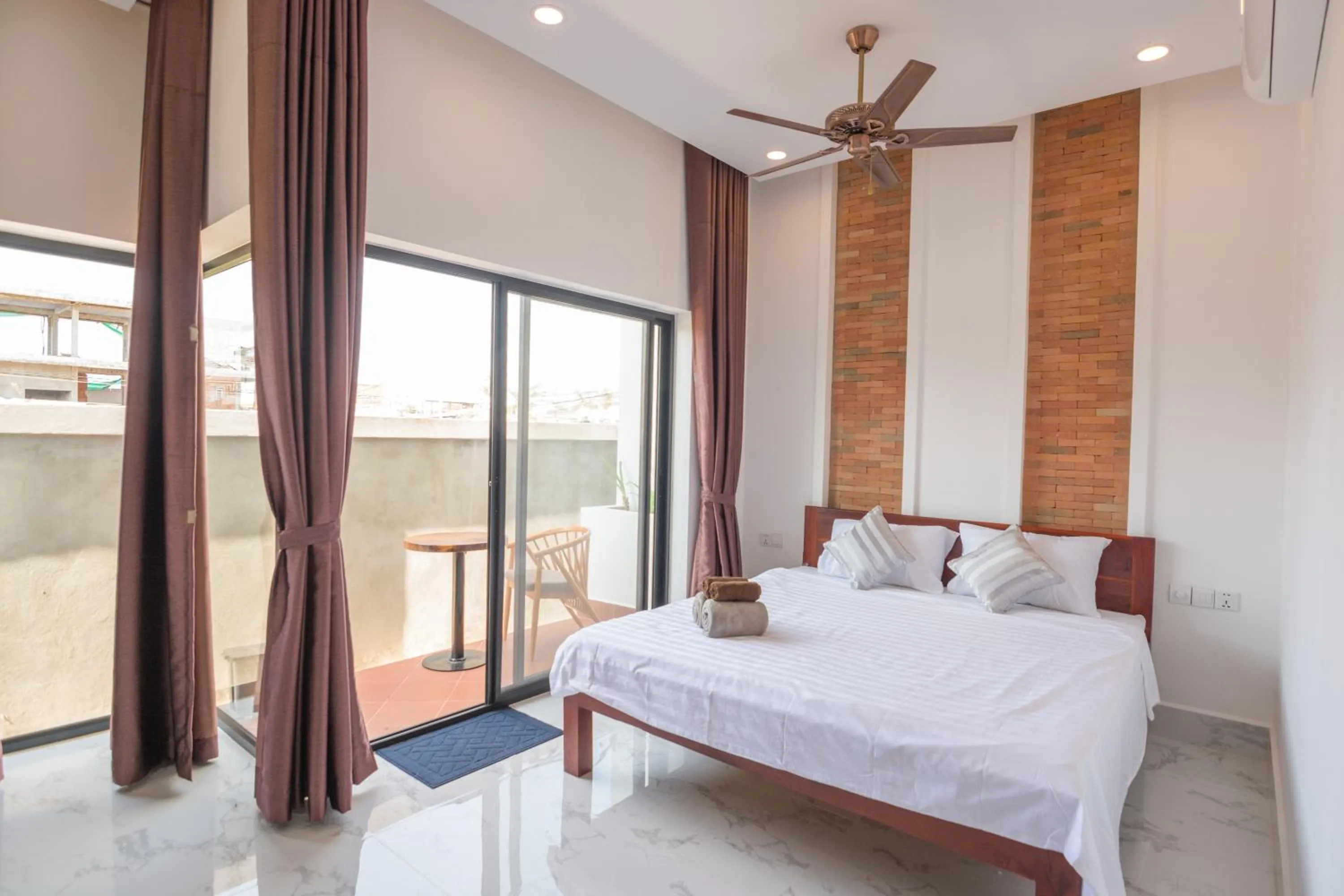 Bed in Siemreap City Residence
