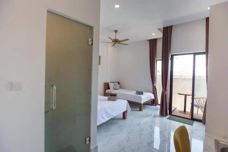 Bed in Siemreap City Residence