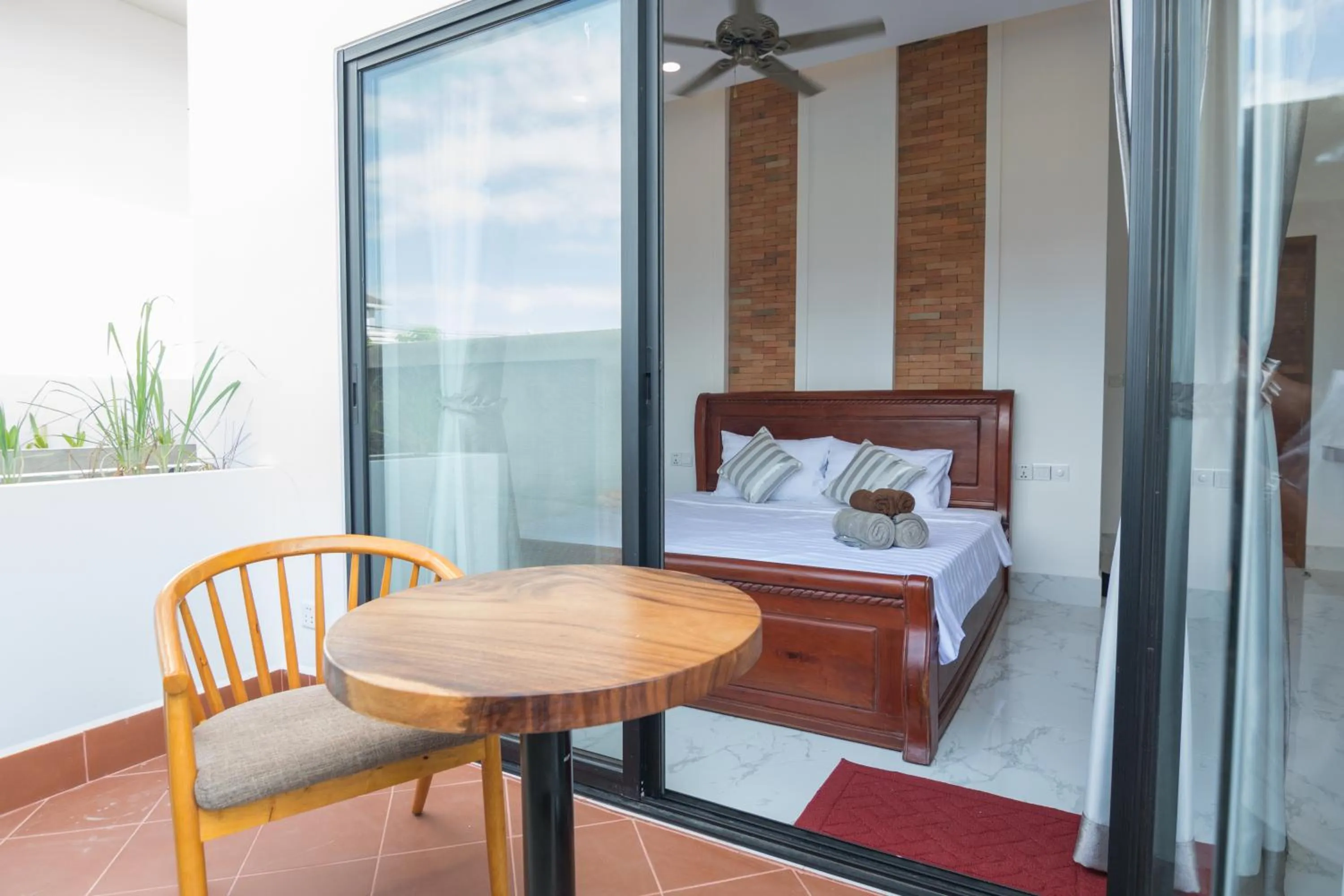 Bedroom, Bed in Siemreap City Residence