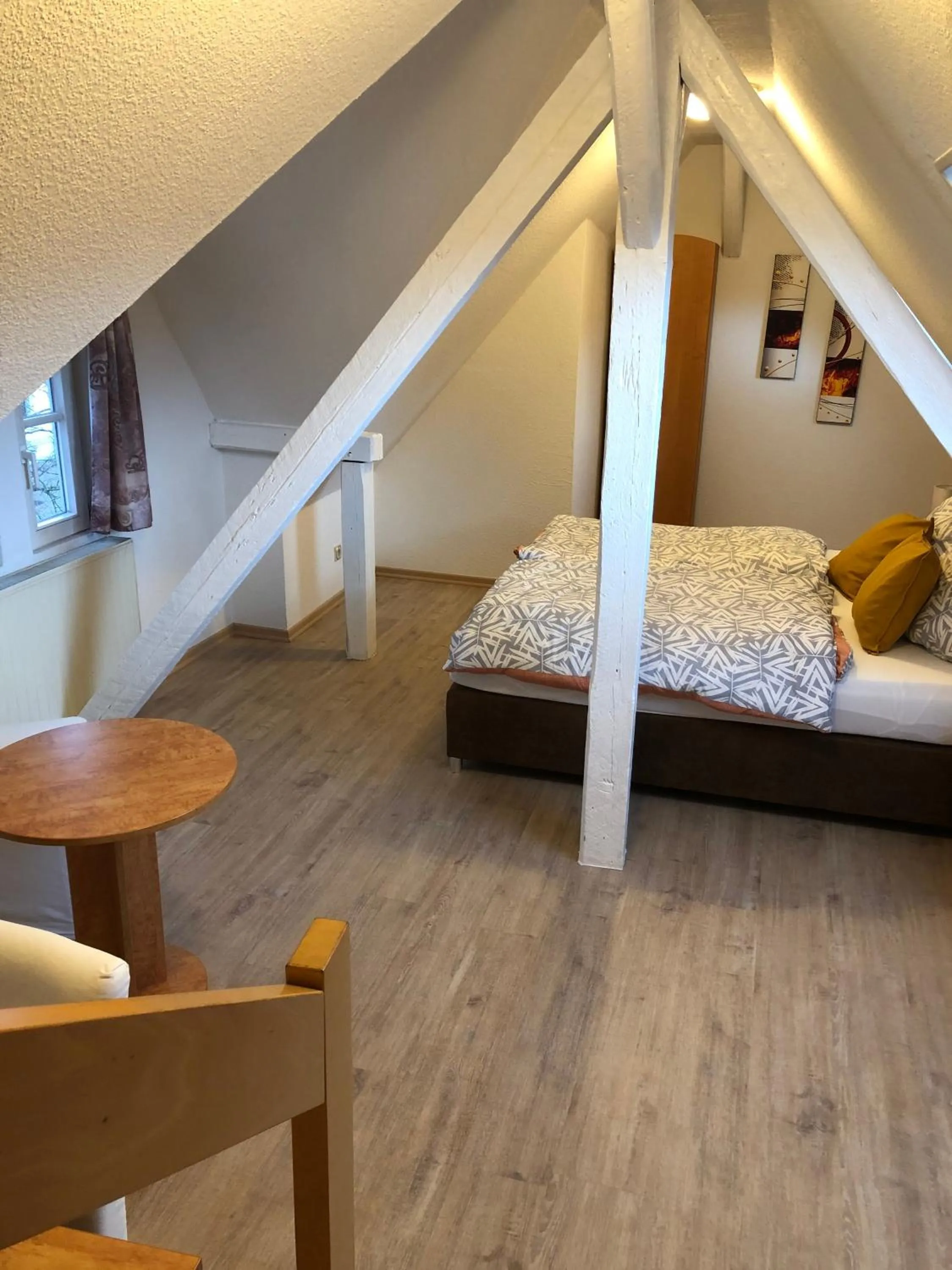 Bedroom, Bed in Hotel Goldenes Lamm