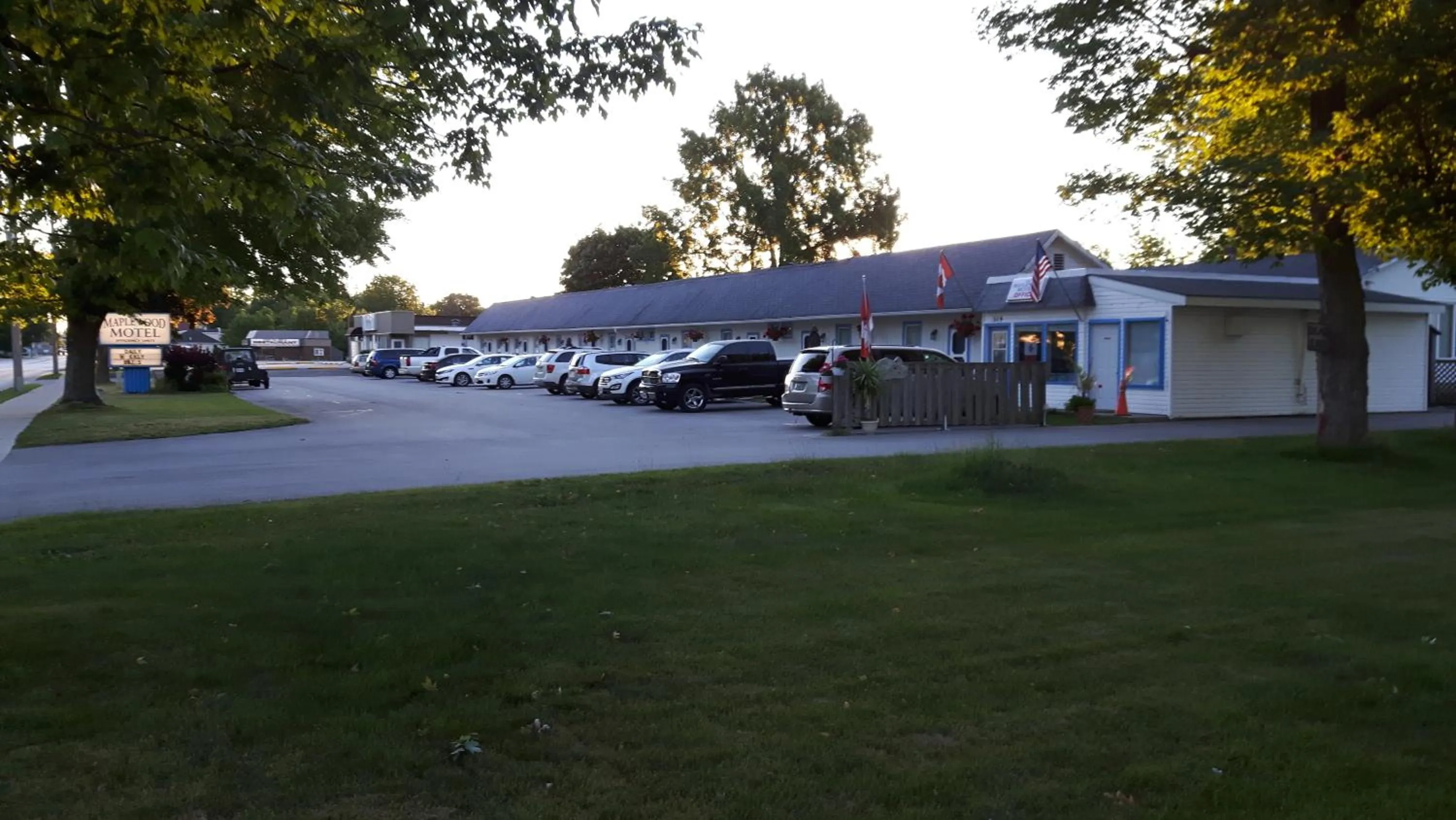 Property Building in The Maplewood Motel
