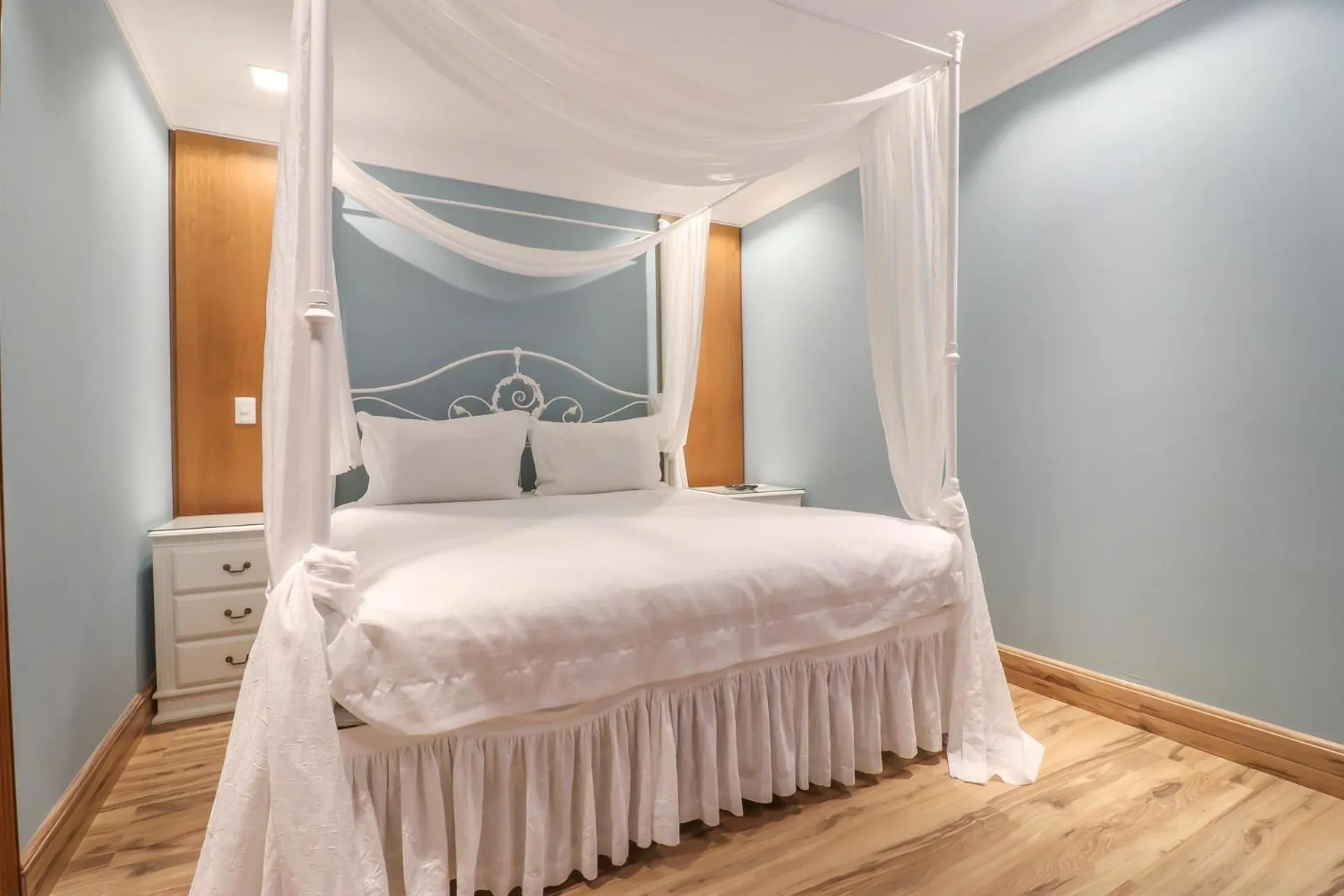 Bed in Pousada Ares da Serra - Centro