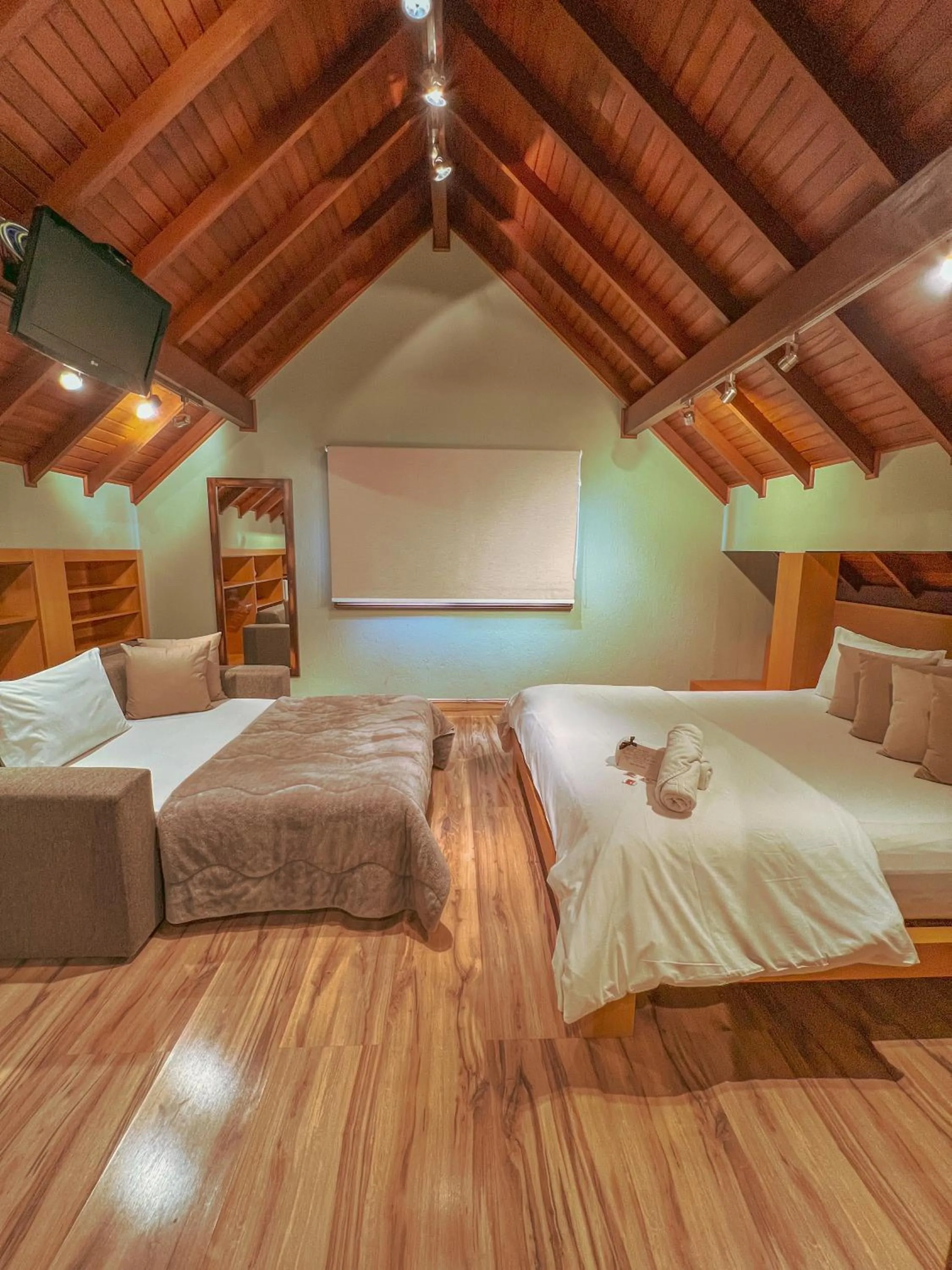 Bedroom, Bed in Pousada Ares da Serra - Centro