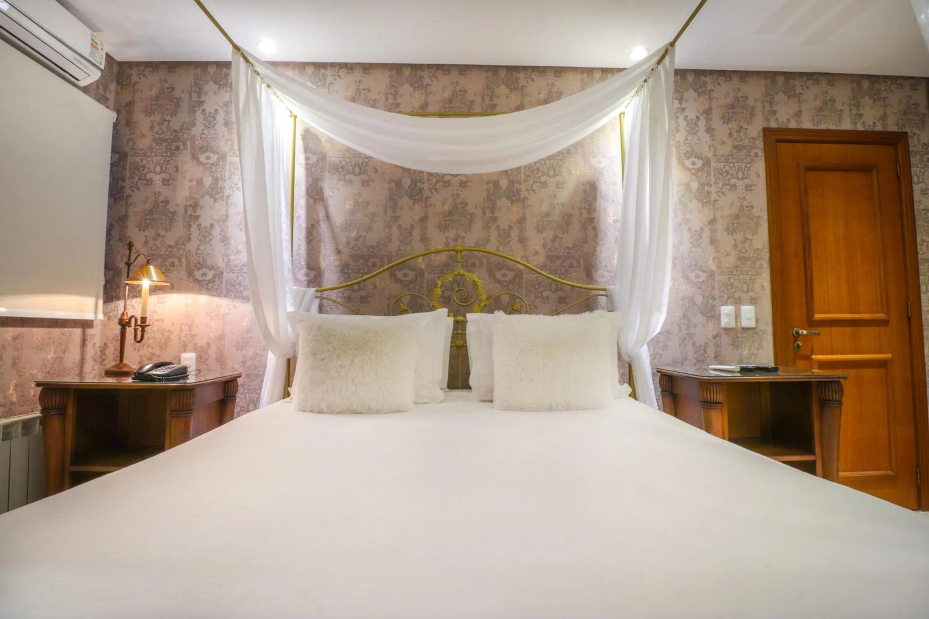 Bed in Pousada Ares da Serra - Centro