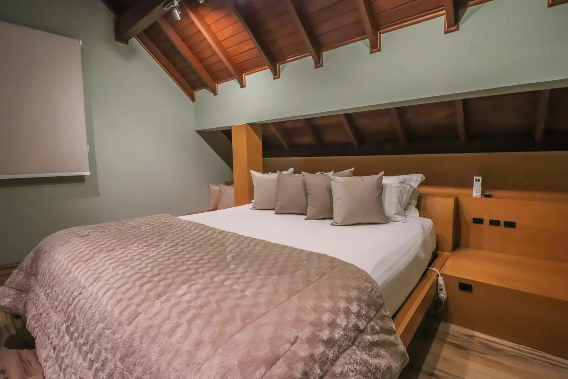 Bed in Pousada Ares da Serra - Centro