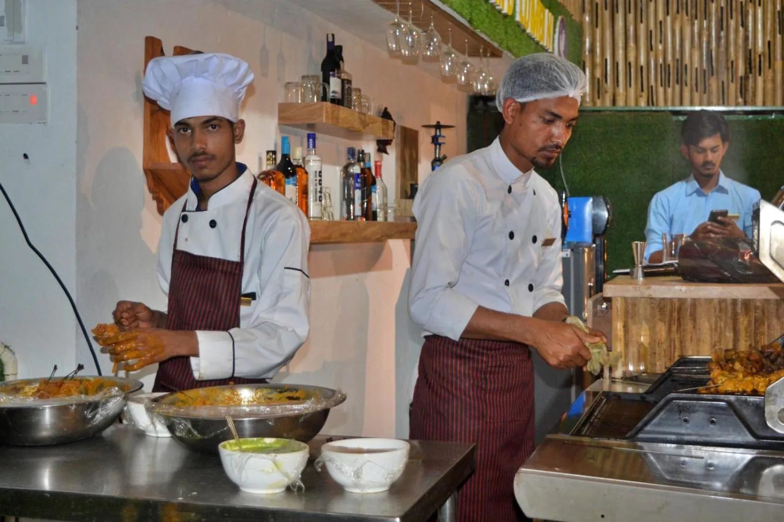 Staff in Hotel Peaceland Lumbini