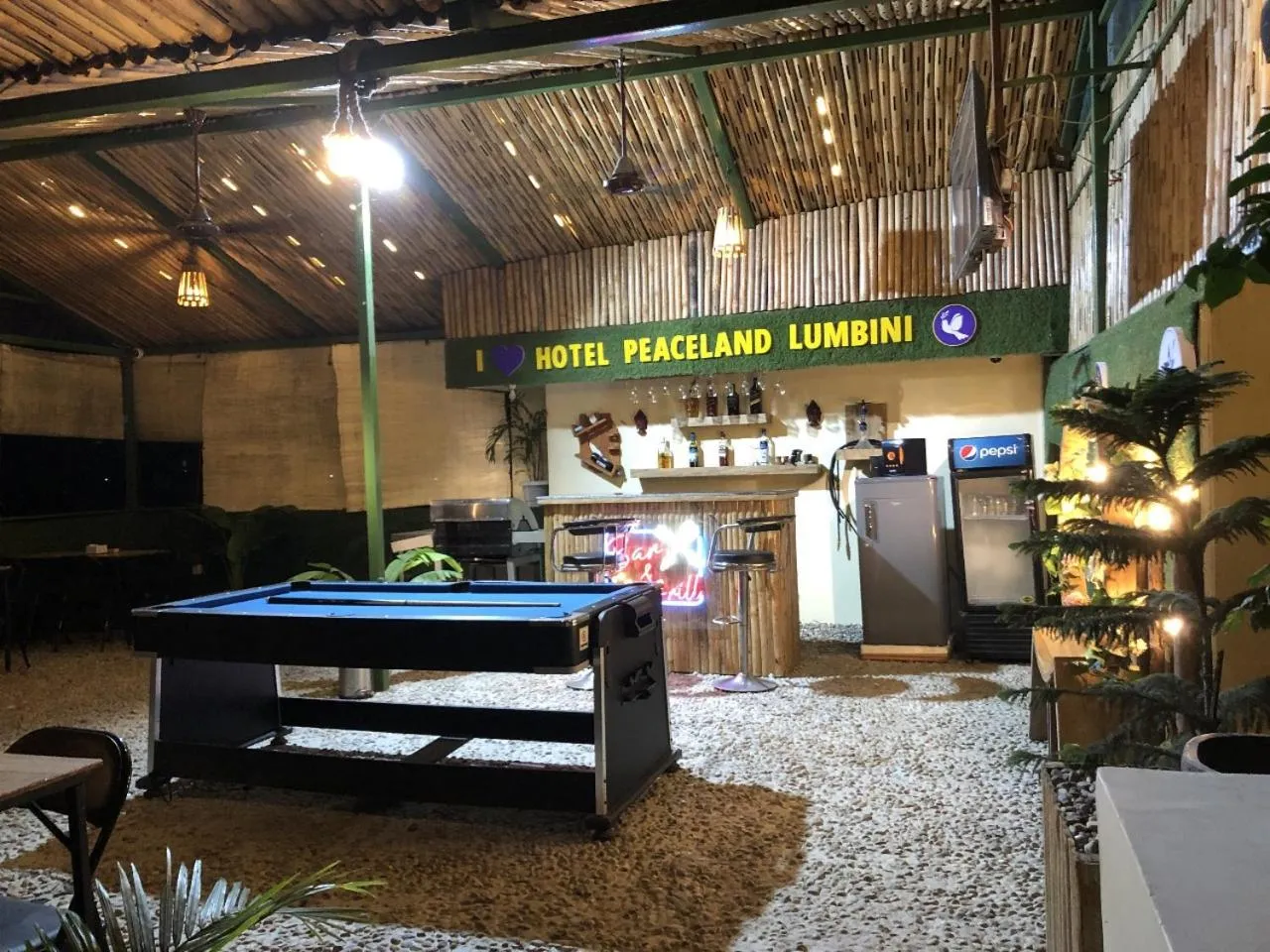 Garden in Hotel Peaceland Lumbini