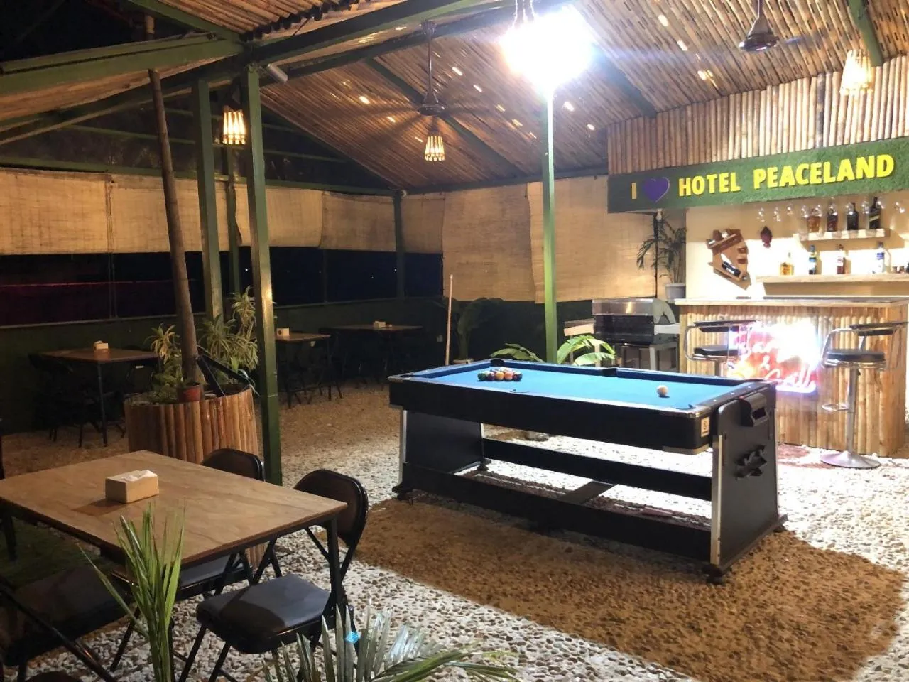 Billiard in Hotel Peaceland Lumbini