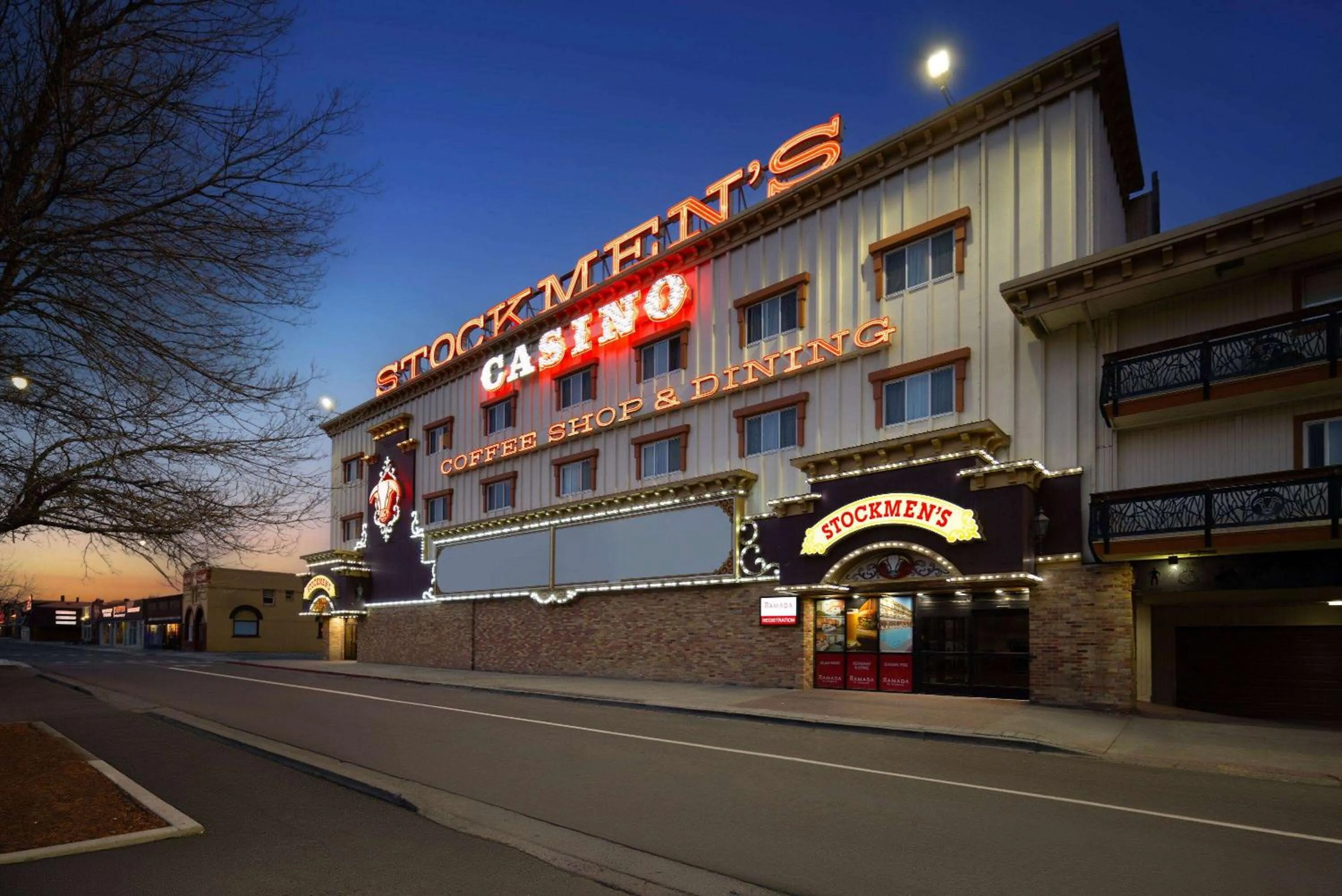 Property building in Ramada by Wyndham Elko Hotel at Stockmen's Casino