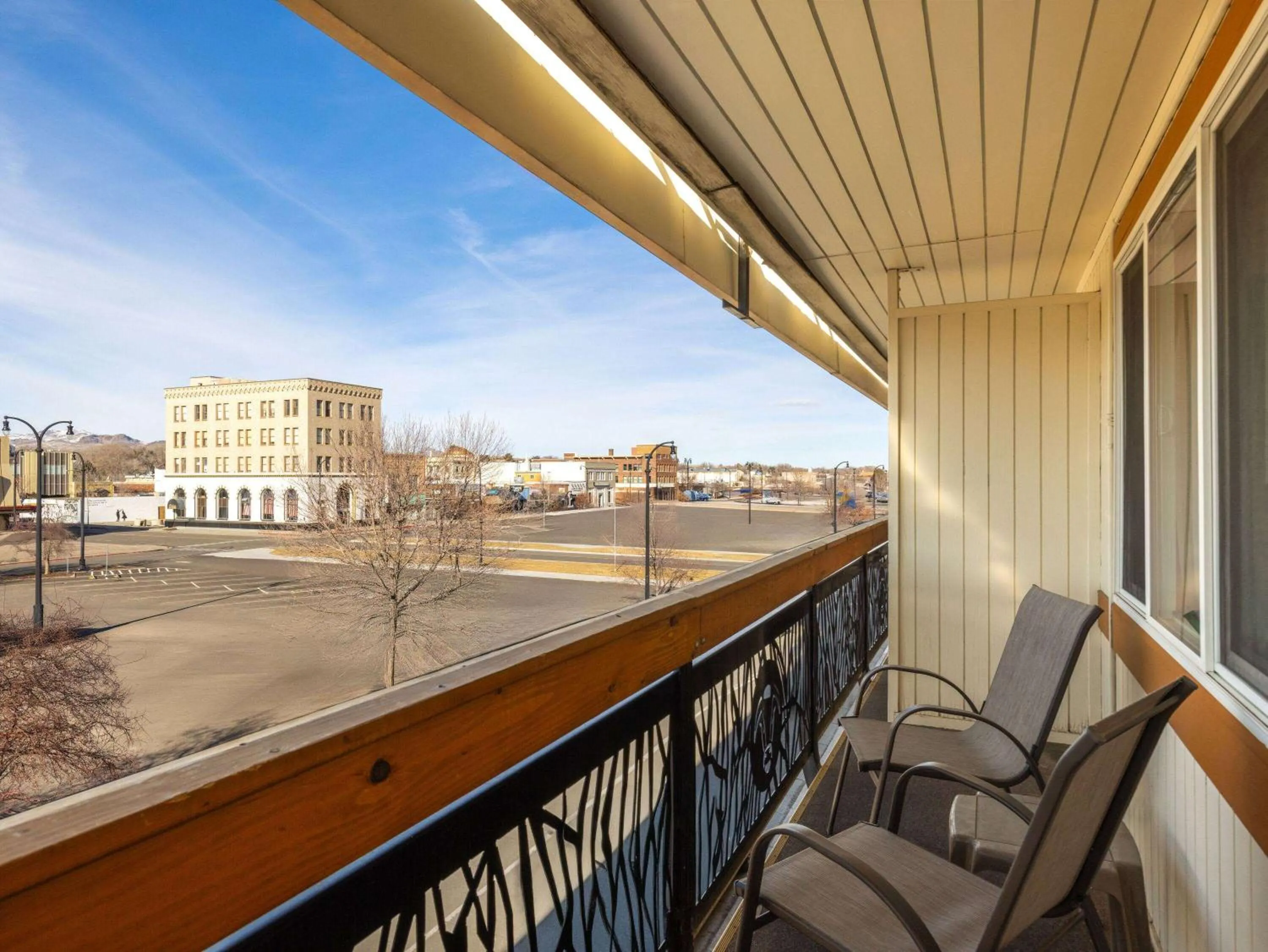 Bed in Ramada by Wyndham Elko Hotel at Stockmen's Casino