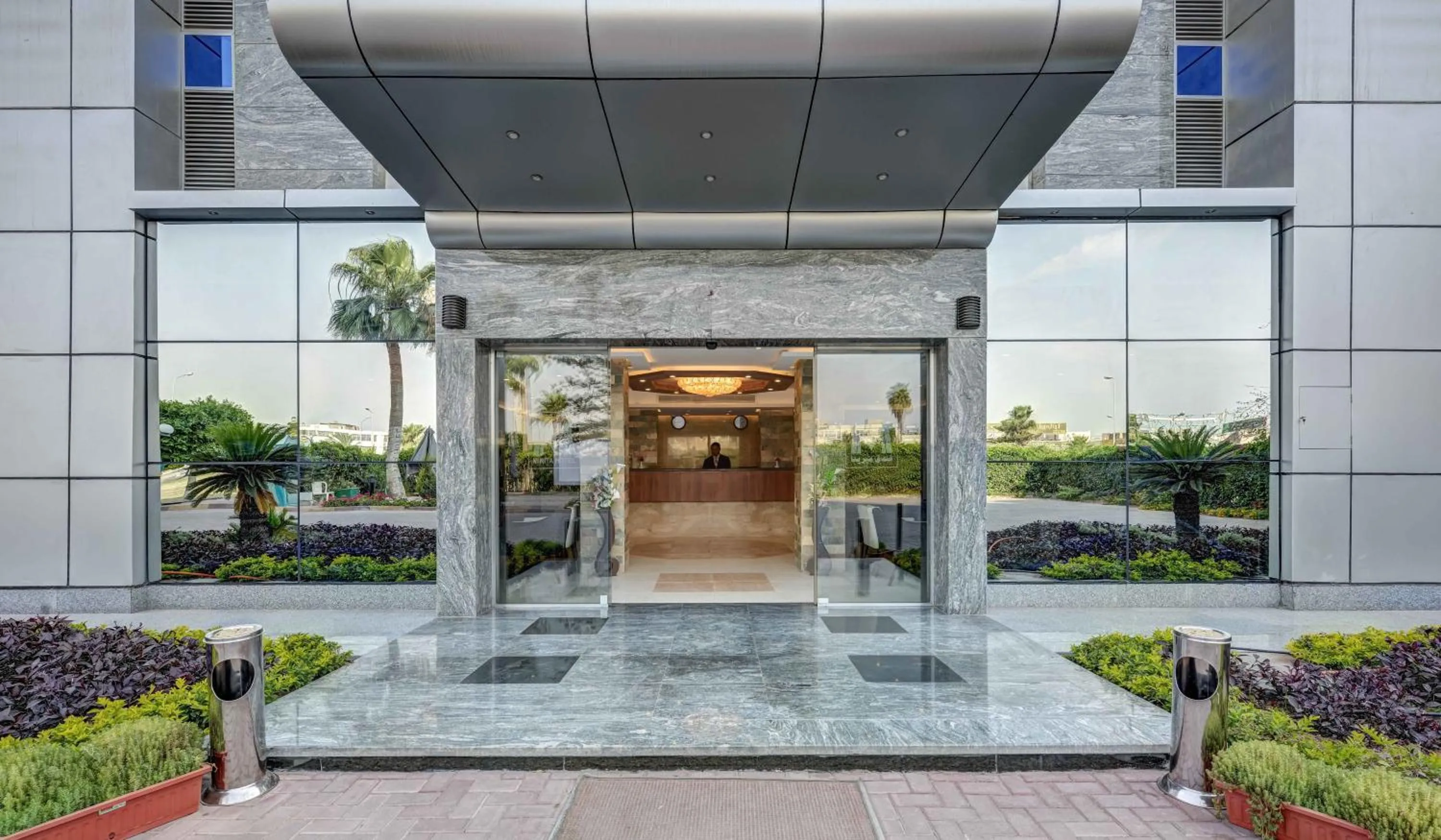 Facade/entrance in Mirita Hotel ,10th Of Ramadan