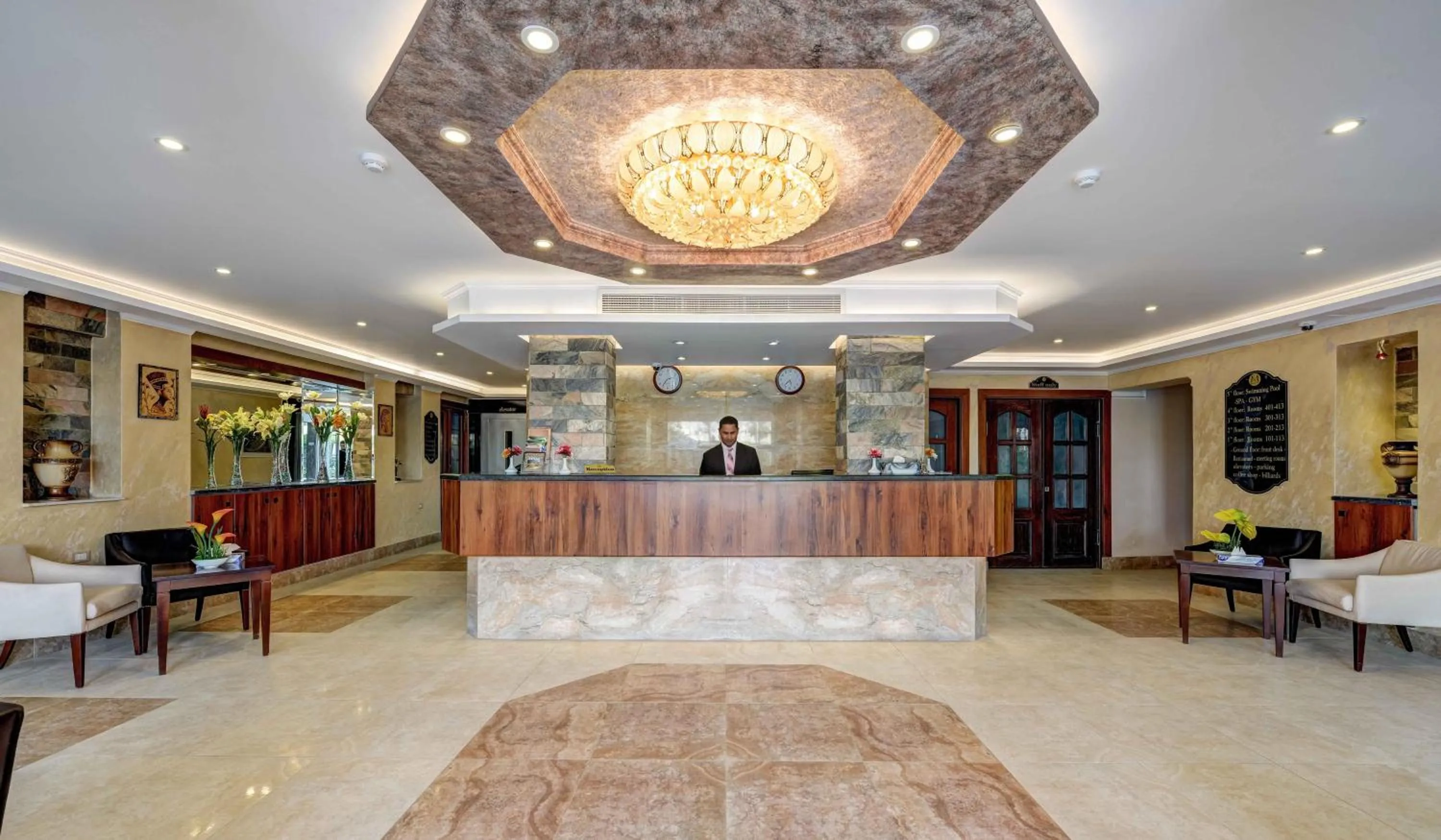 Lobby or reception in Mirita Hotel ,10th Of Ramadan