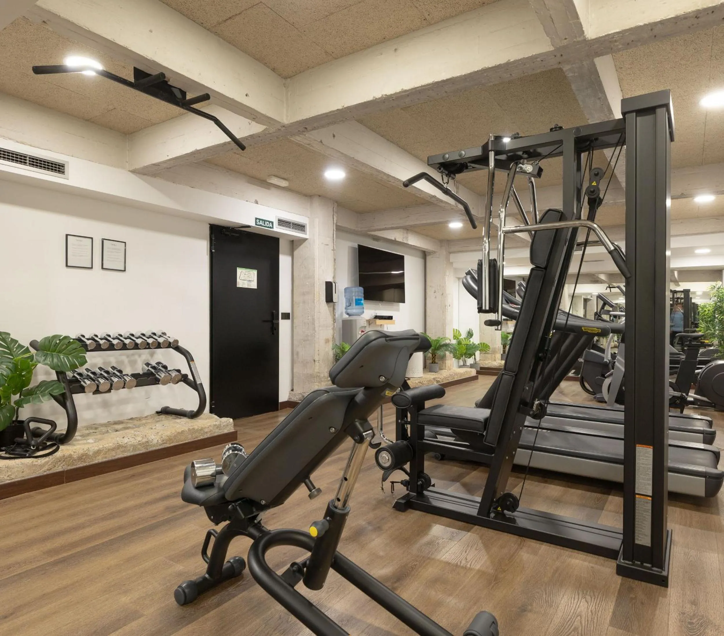 Fitness centre/facilities in Hotel Tayko Bilbao