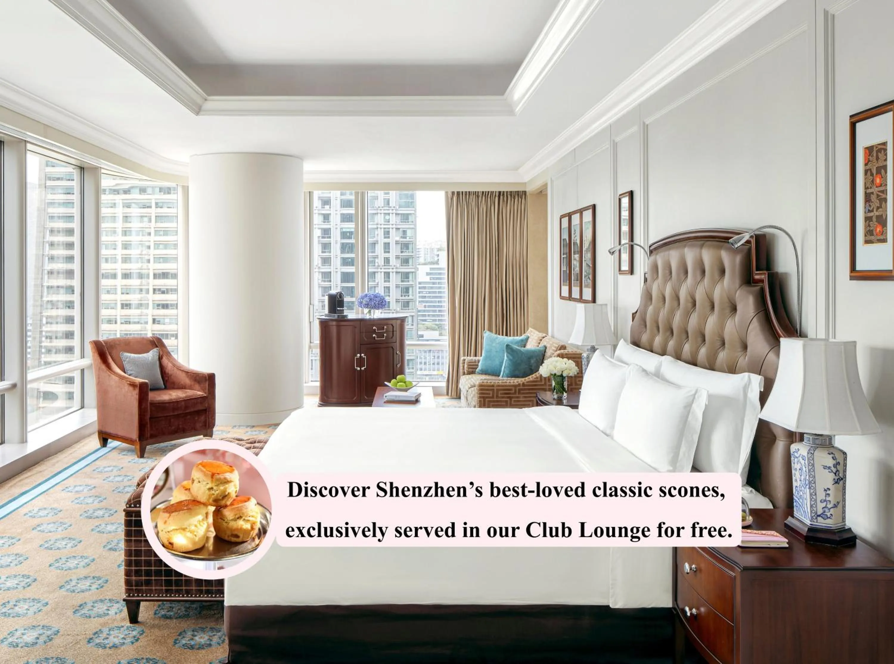 Bed in The Langham, Shenzhen