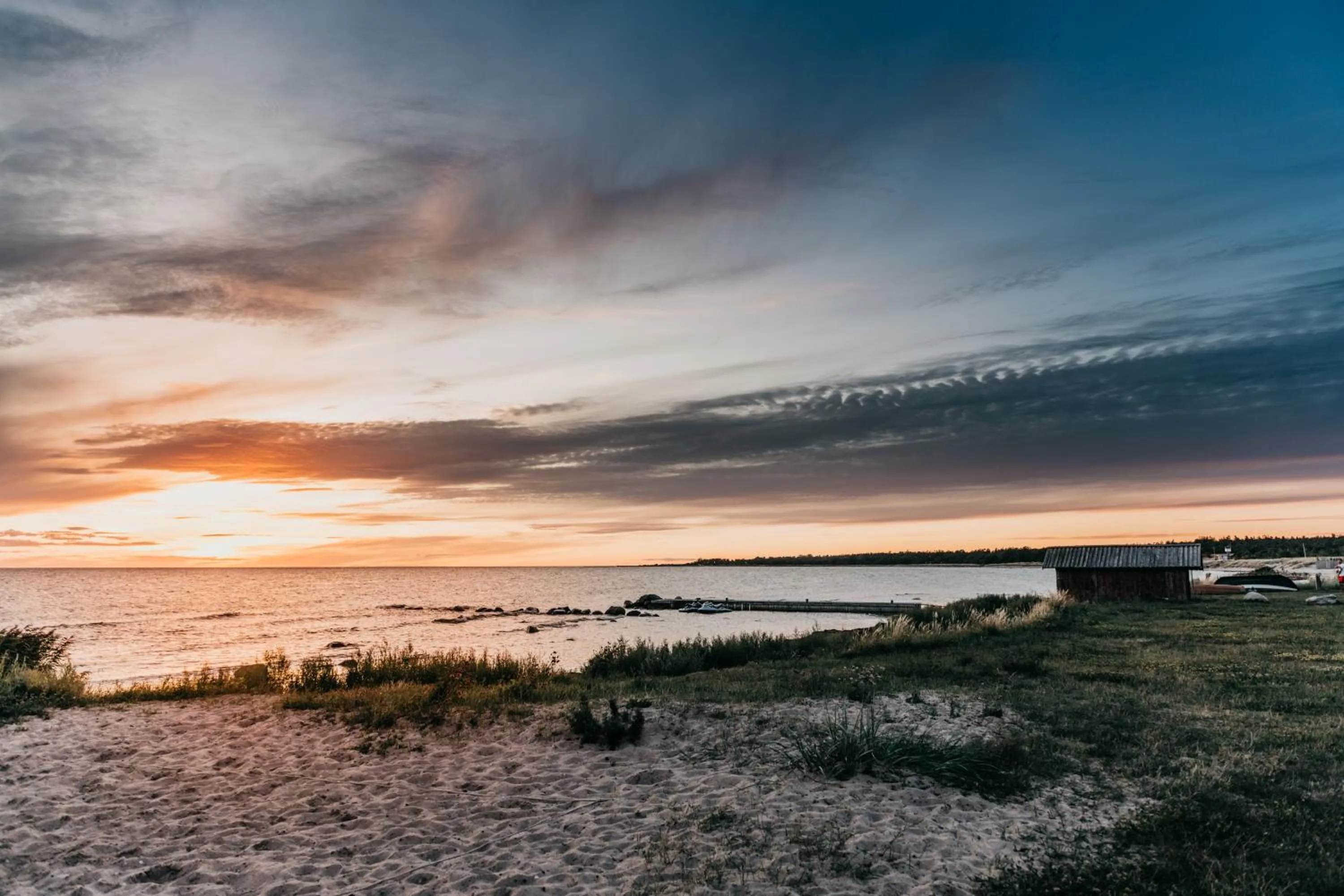 Beach in Hotel Toftagården